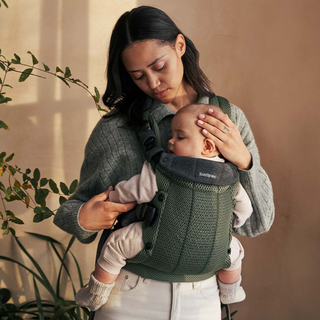  BabyBjörn Harmony Baby Carrier - Dark Green - 3D Mesh、mySite、merchandisen