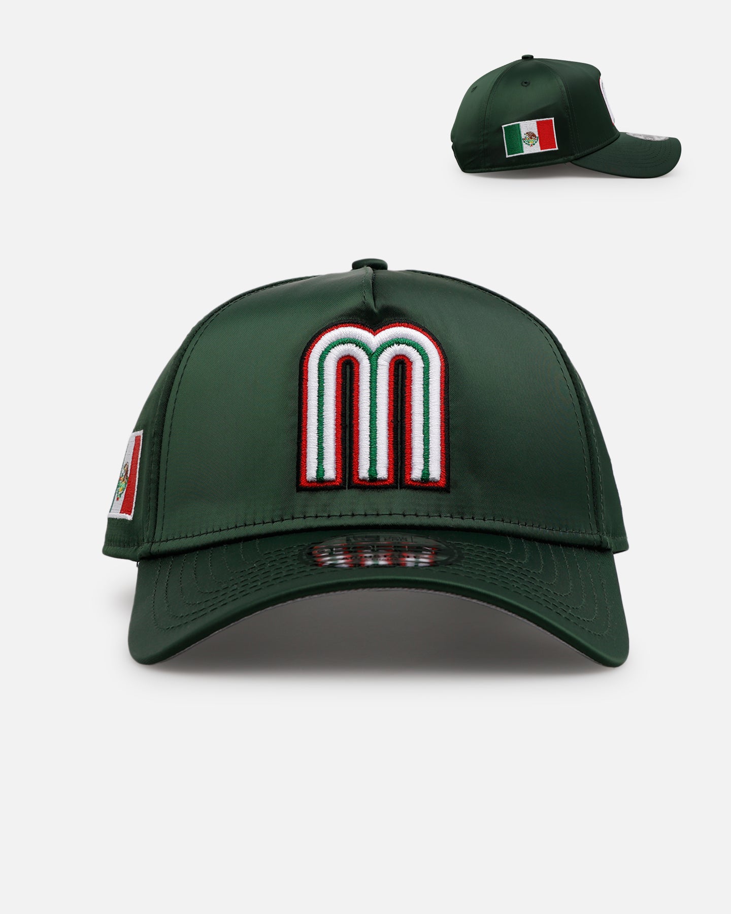 New Era Mexico National Baseball Team 'Team Color Satin' 9FORTY A-Frame Snapback Official Team Color、mySite、zt4zffjzw