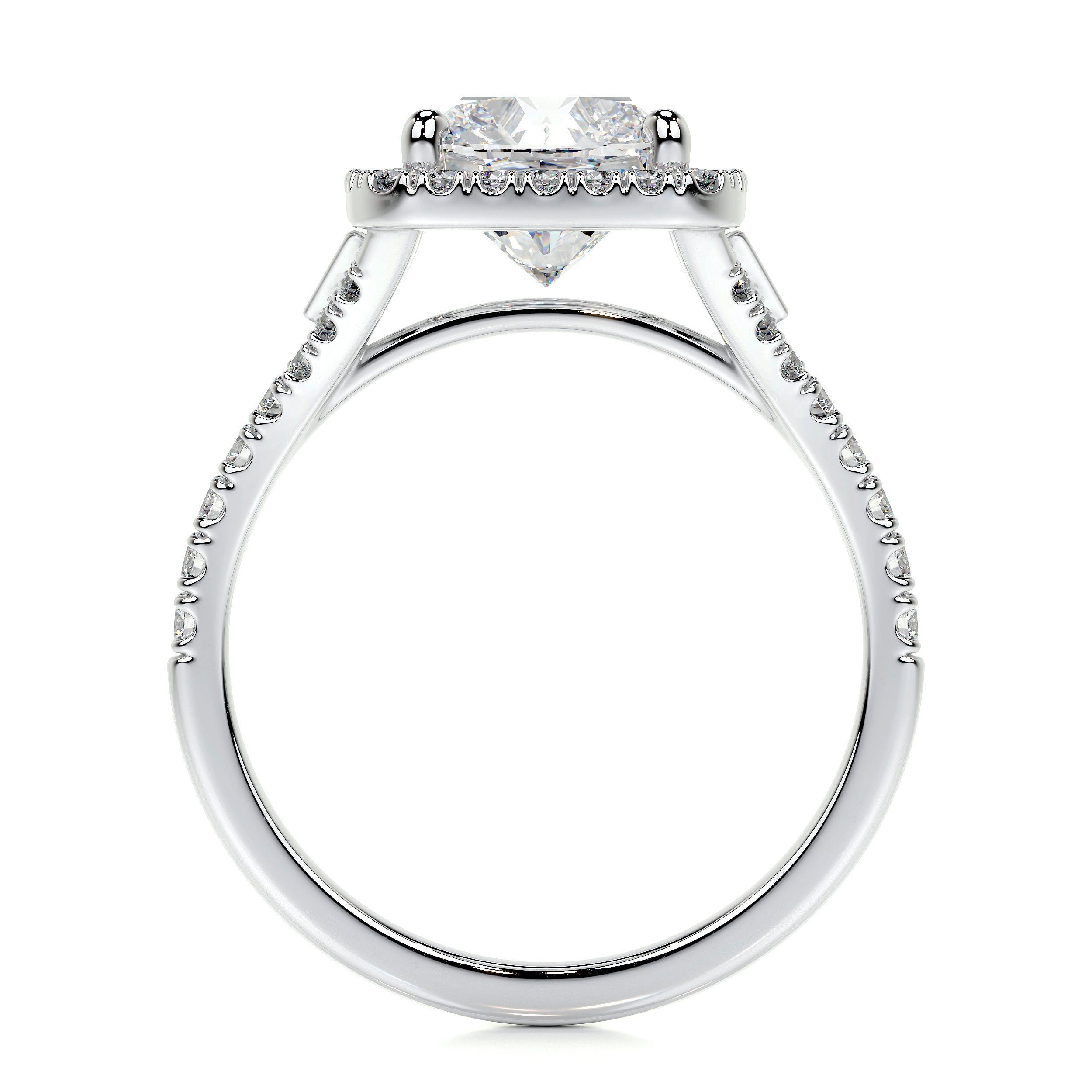 Lissete Lab Grown Diamond Ring -14K White Gold (RTS)、mySite、hinf8tx79