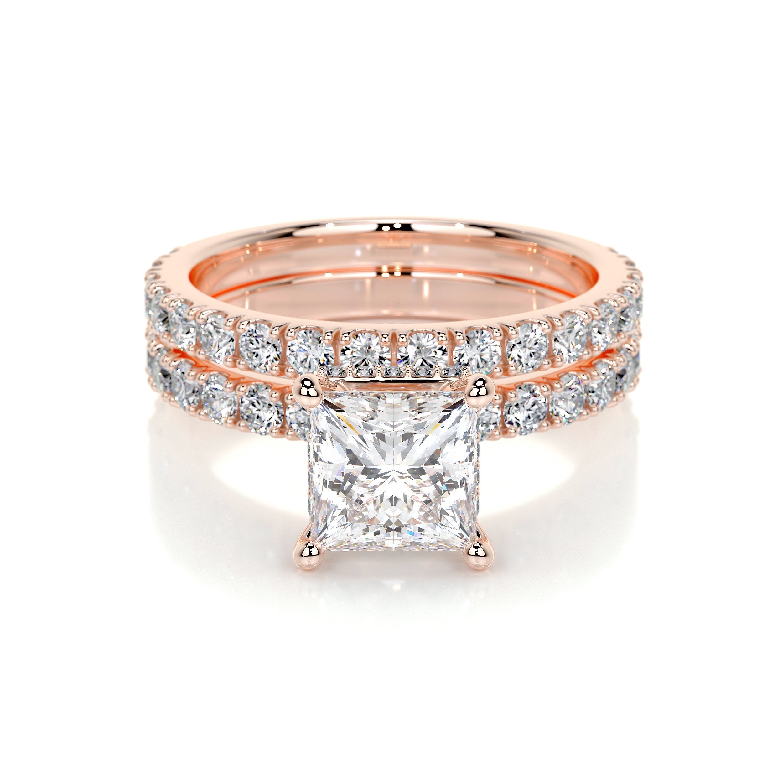 Valentina Lab Grown Diamond Bridal Set -14K Rose Gold、mySite、hinf8tx79