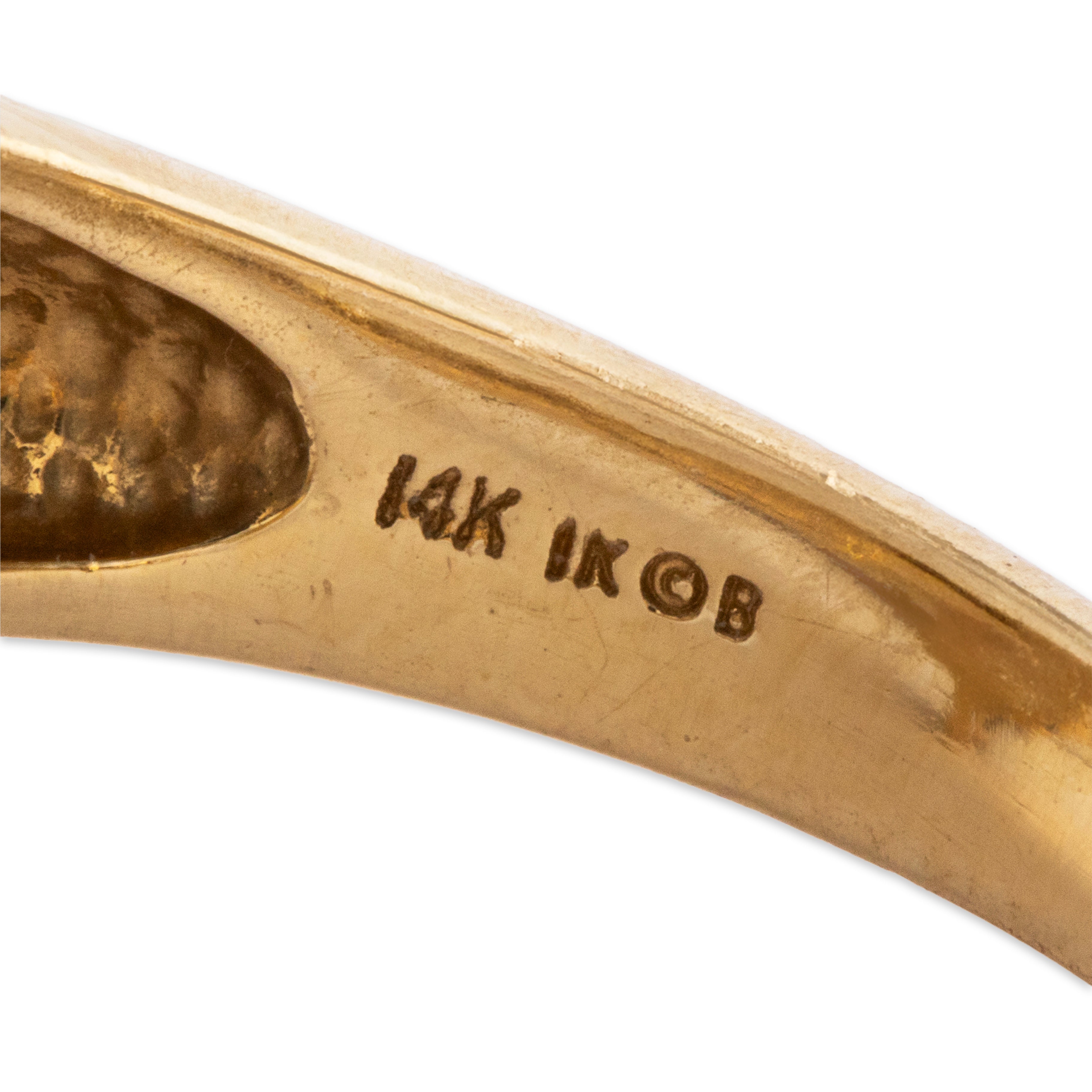 Vintage 14k Yellow & White Gold 1.08ct Sapphire .418cttw Diamond Statement Ring、mySite、hinf8tx79