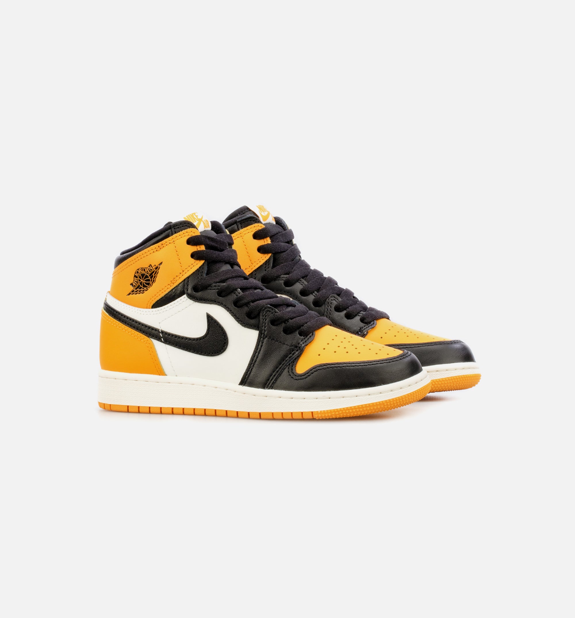 Air Jordan 1 Retro High Taxi Grade School Lifestyle Shoe - Black/Yellow Free Shipping、mySite、dreamappss