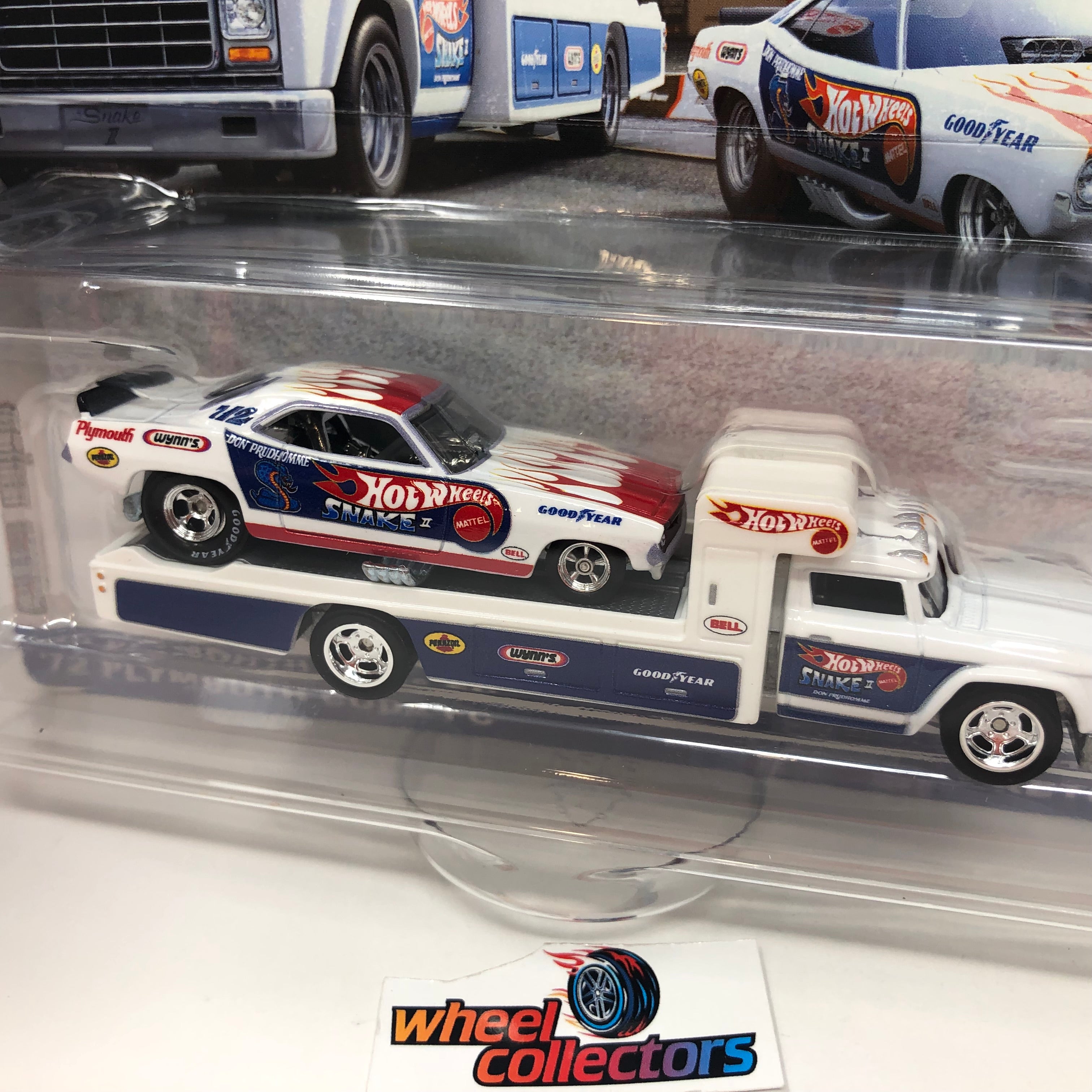 '72 Plymouth Cuda & Retro Rig * 2022 Hot Wheels Team Transport Car Culture Case R、mySite、hgirdovlk