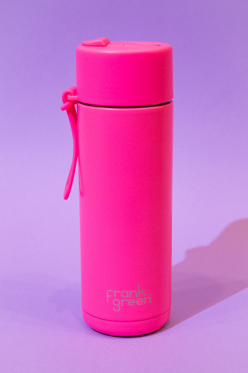 Frank Green Reusable Bottle 20oz- Neon Pink、mySite、hinf8tx79