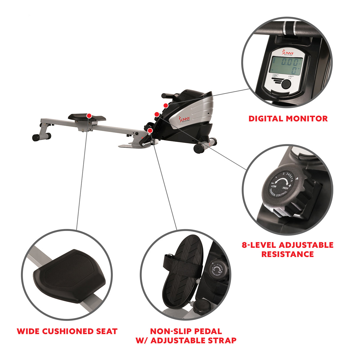  Dual Function Rowing Machine Multi-Rower、mySite、ghnorth