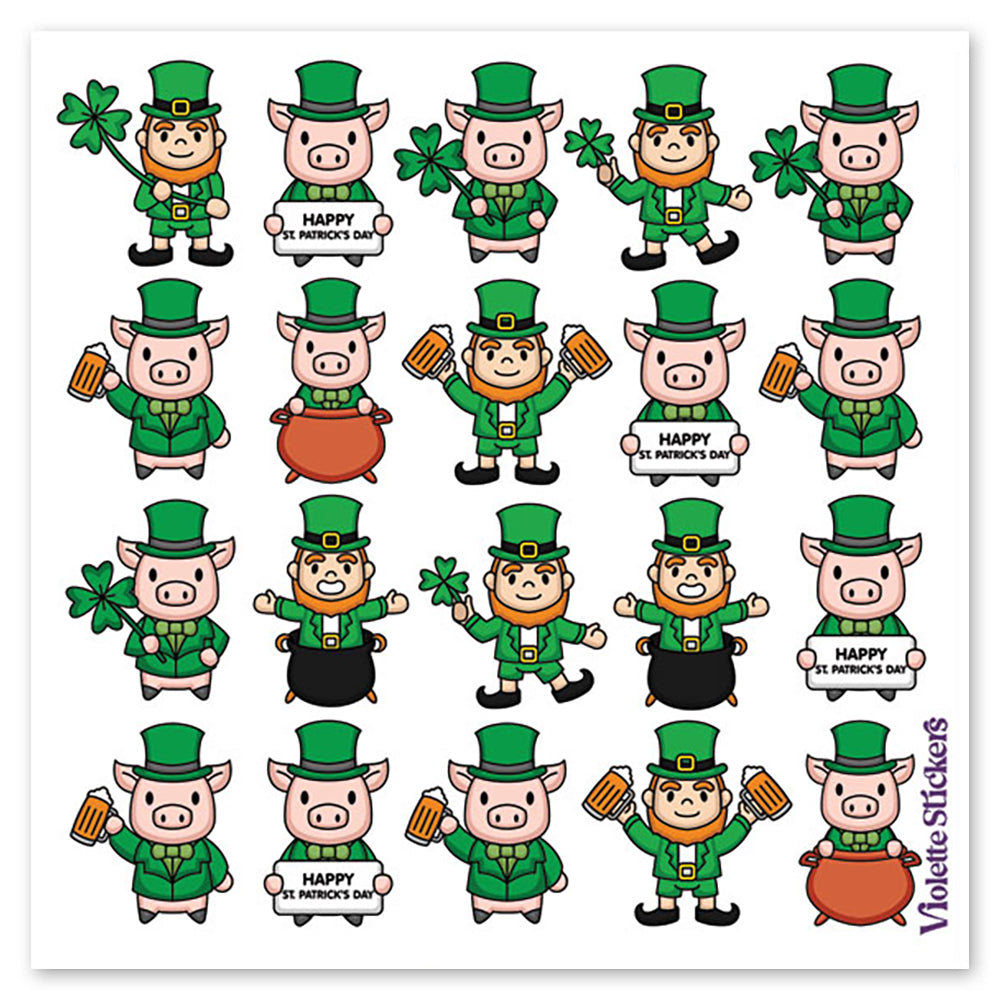  Mini St. Patrick's Day Stickers、mySite、ghnorth