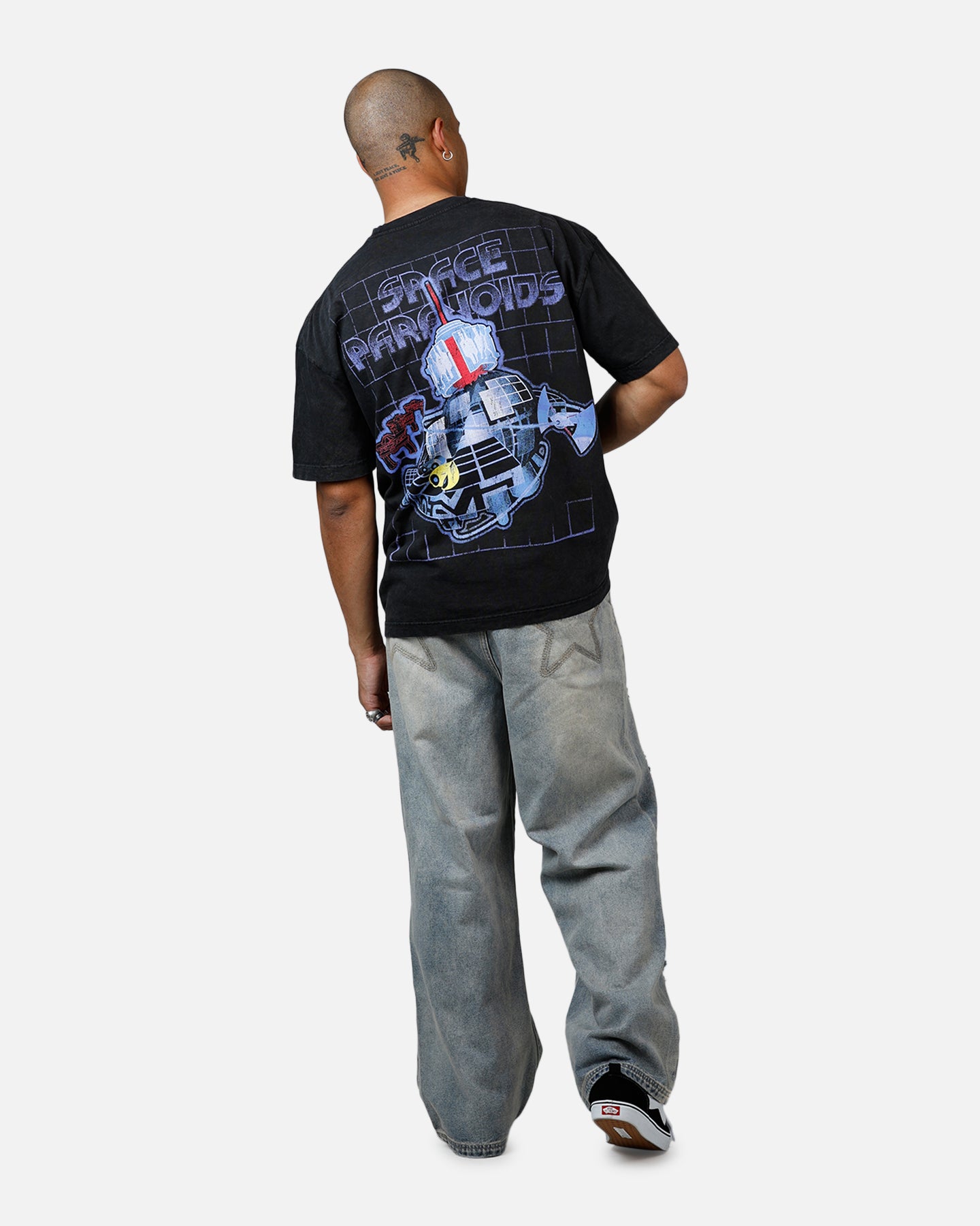 Goat Crew Disney Kingdom Hearts Space Paranoids Heavyweight T-Shirt Black Acidwash、mySite、zt4zffjzw