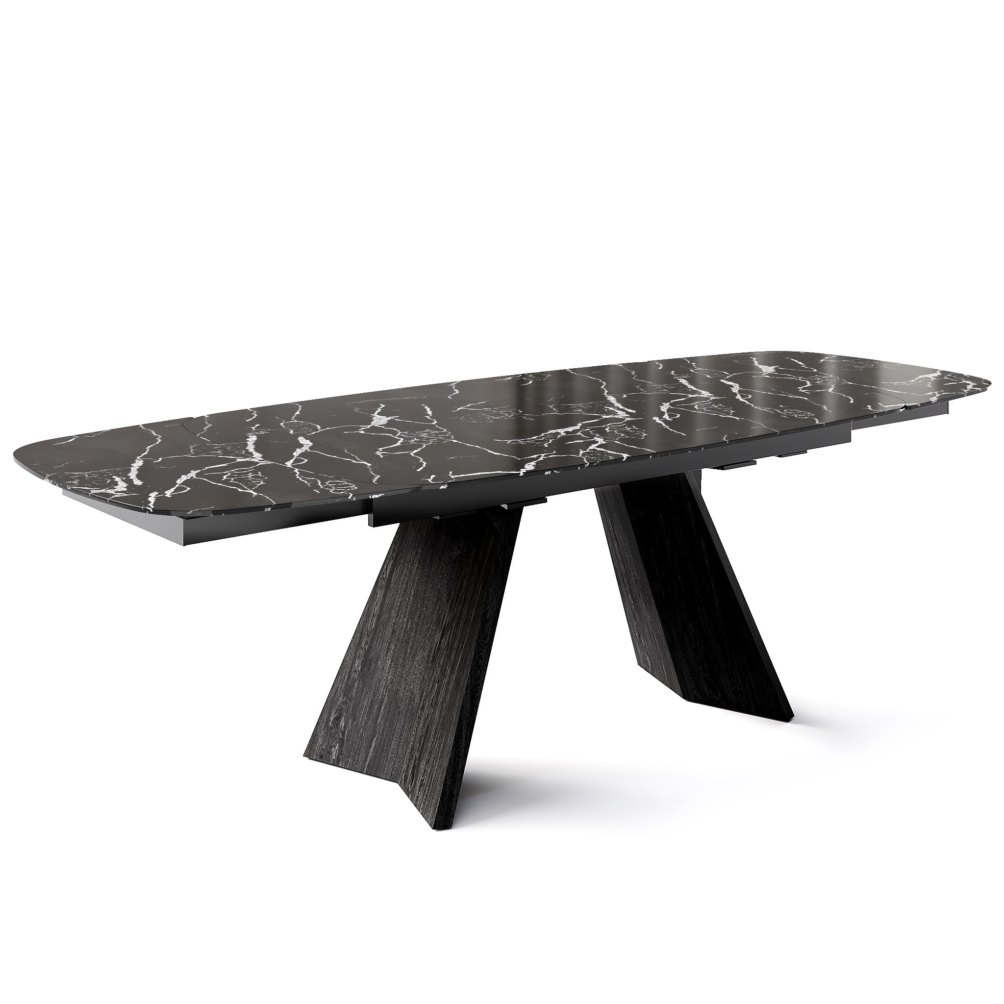  Icaro Extendable Dining Table with Marble and Ceramic Top Options、mySite、sugarbowlscore