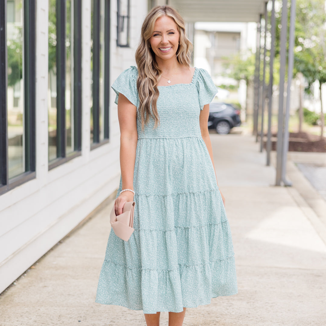  It's All Happening Dress, Sage、mySite、justintrudeaud