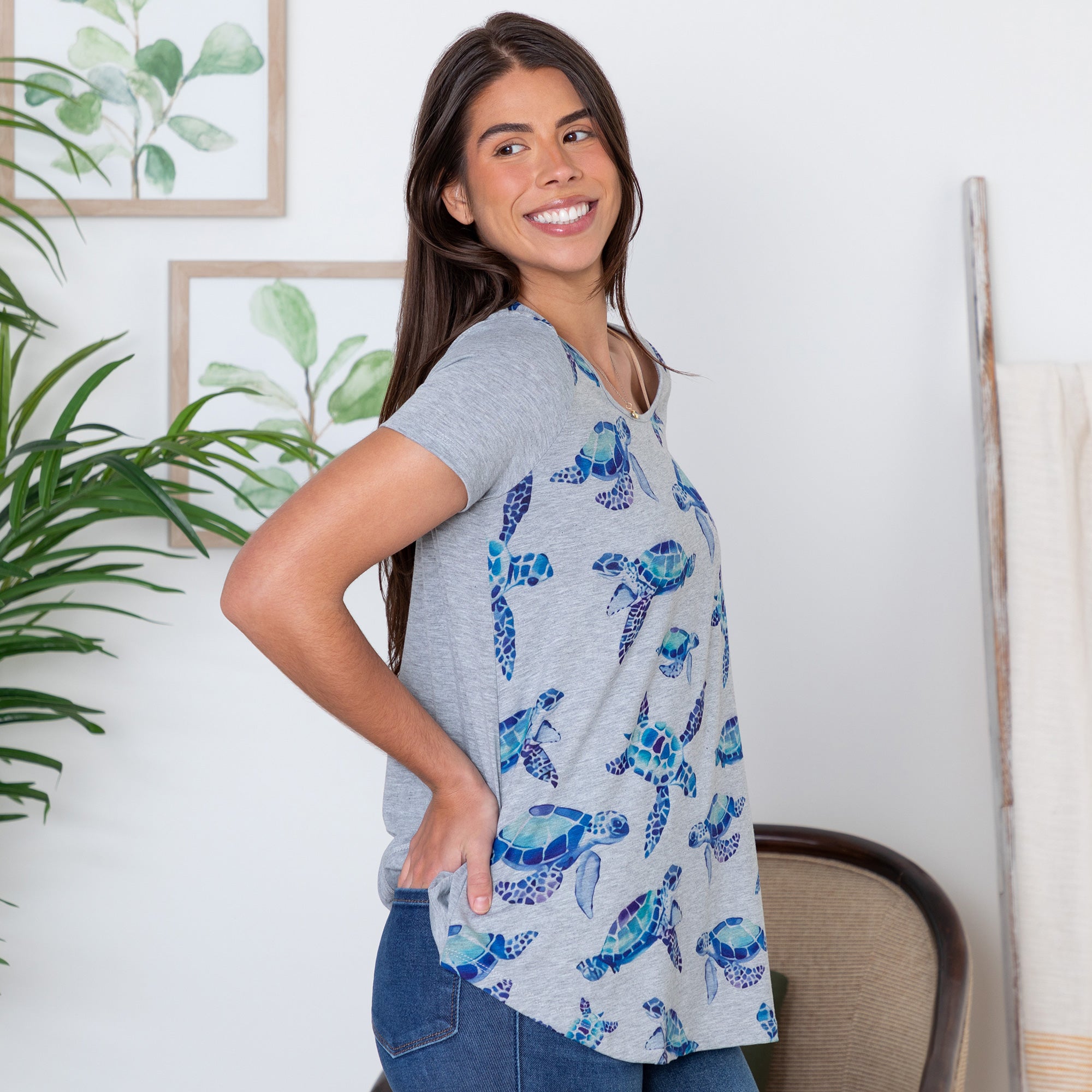 All Over Turtle Tee、mySite、camillekostekn