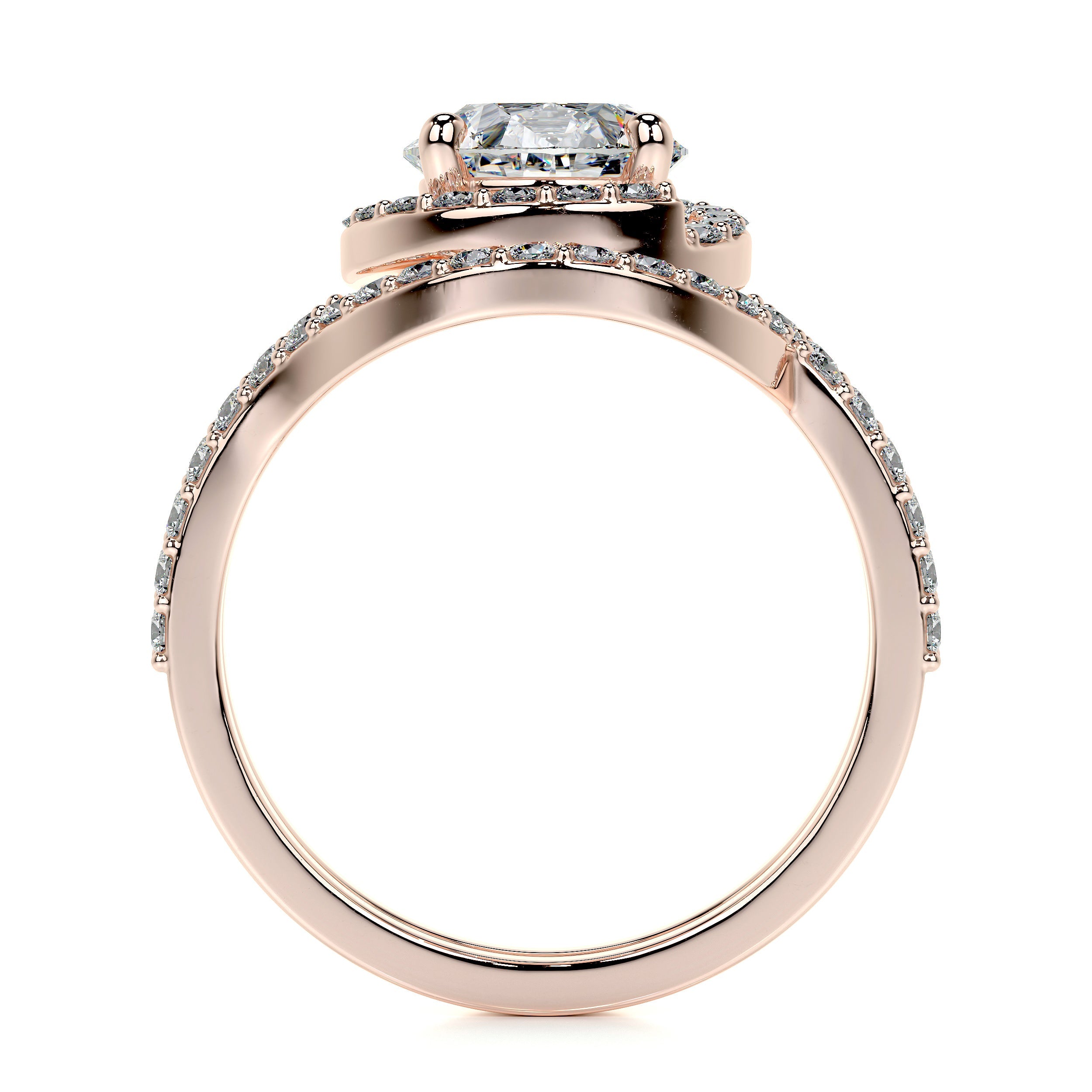 Stella Lab Grown Diamond Bridal Set -14K Rose Gold、mySite、hinf8tx79