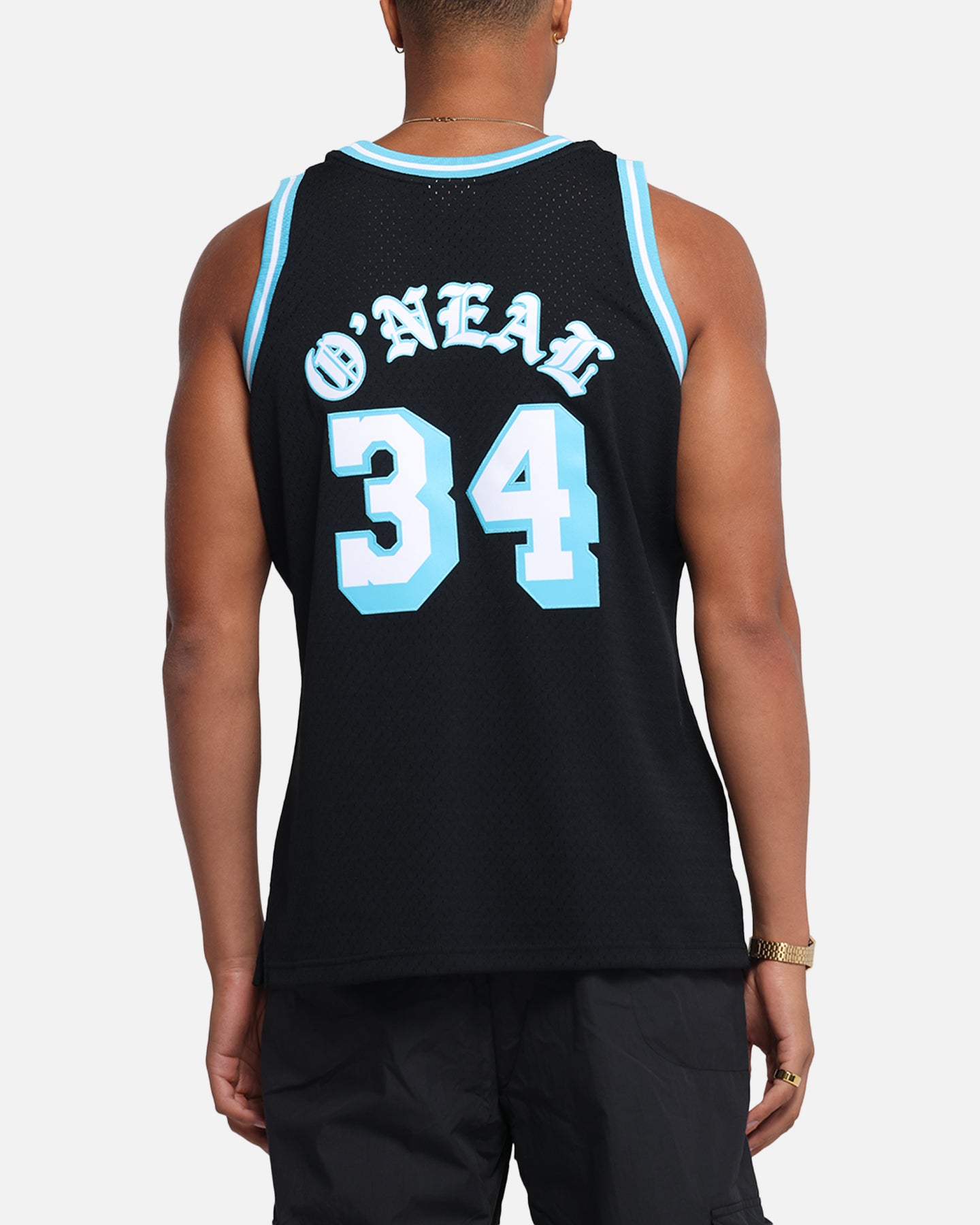 Mitchell & Ness Los Angeles Lakers Shaquille O'Neal Legends Jersey Black/Blue、mySite、zt4zffjzw