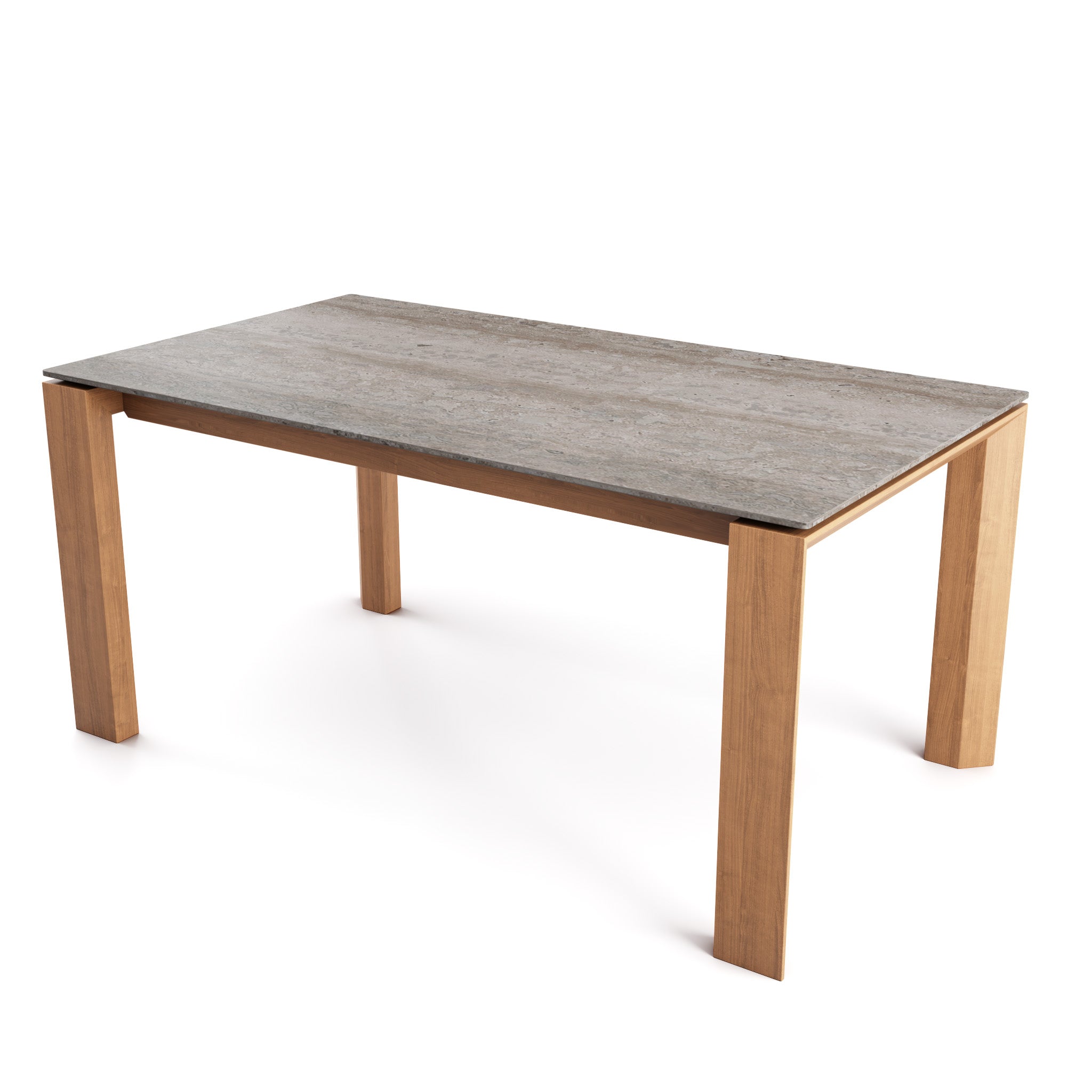  Omnia Dining Table Extendable with Marble and Wood Finish Options、mySite、sugarbowlscore