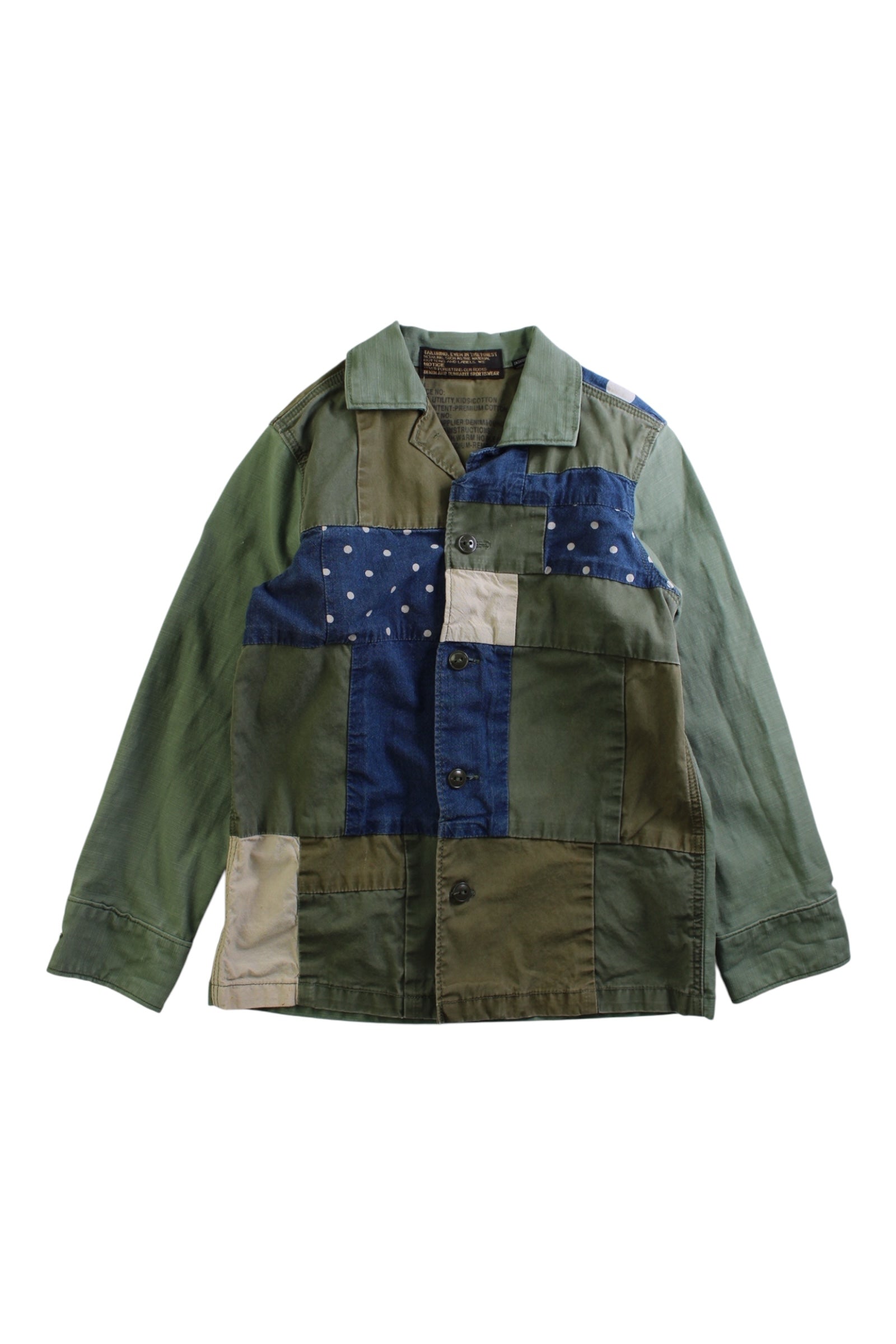Denim Dungaree Patchwork Lightweight Jacket 5T、mySite、g9winljtr