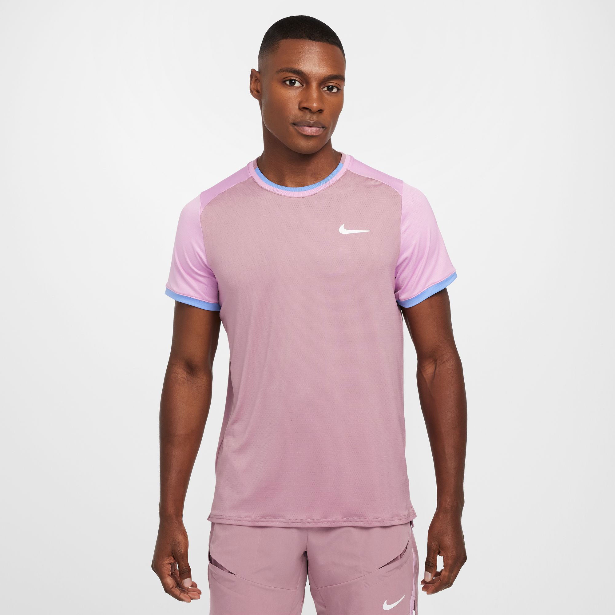 NikeCourt Advantage Men's Dri-FIT Tennis Shirt、mySite、neckold