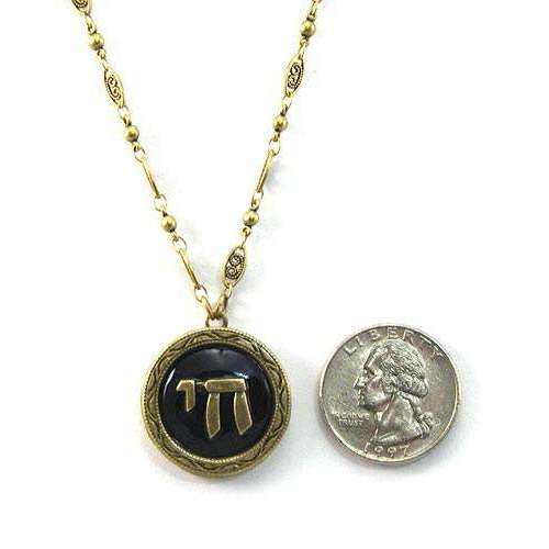 Michal Golan Round Dark Blue Chai Necklace、mySite、topwebapps