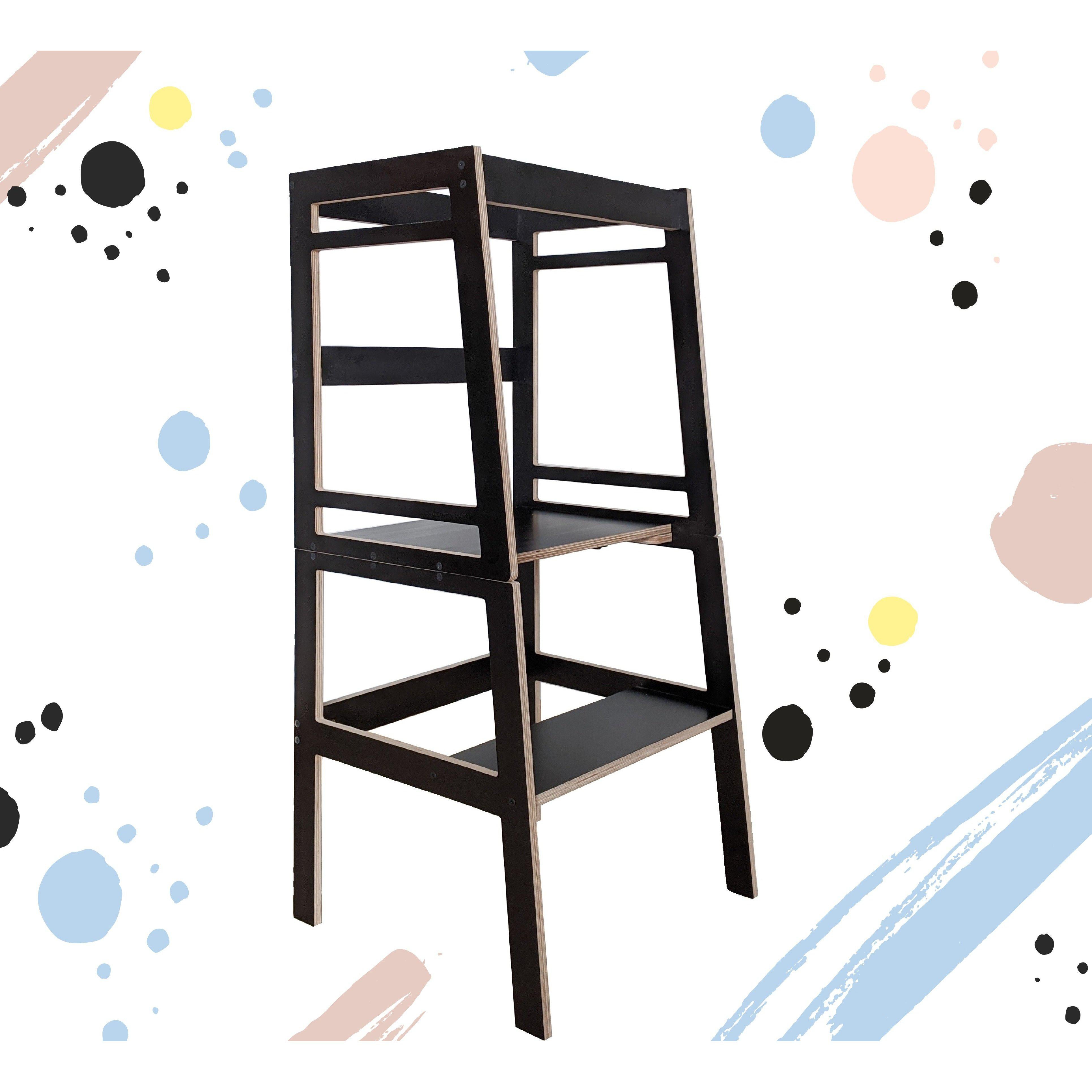 Wooden Flush Multi-Function Kids Chair Table Learning Tower、mySite、gigharbornorthrealestate