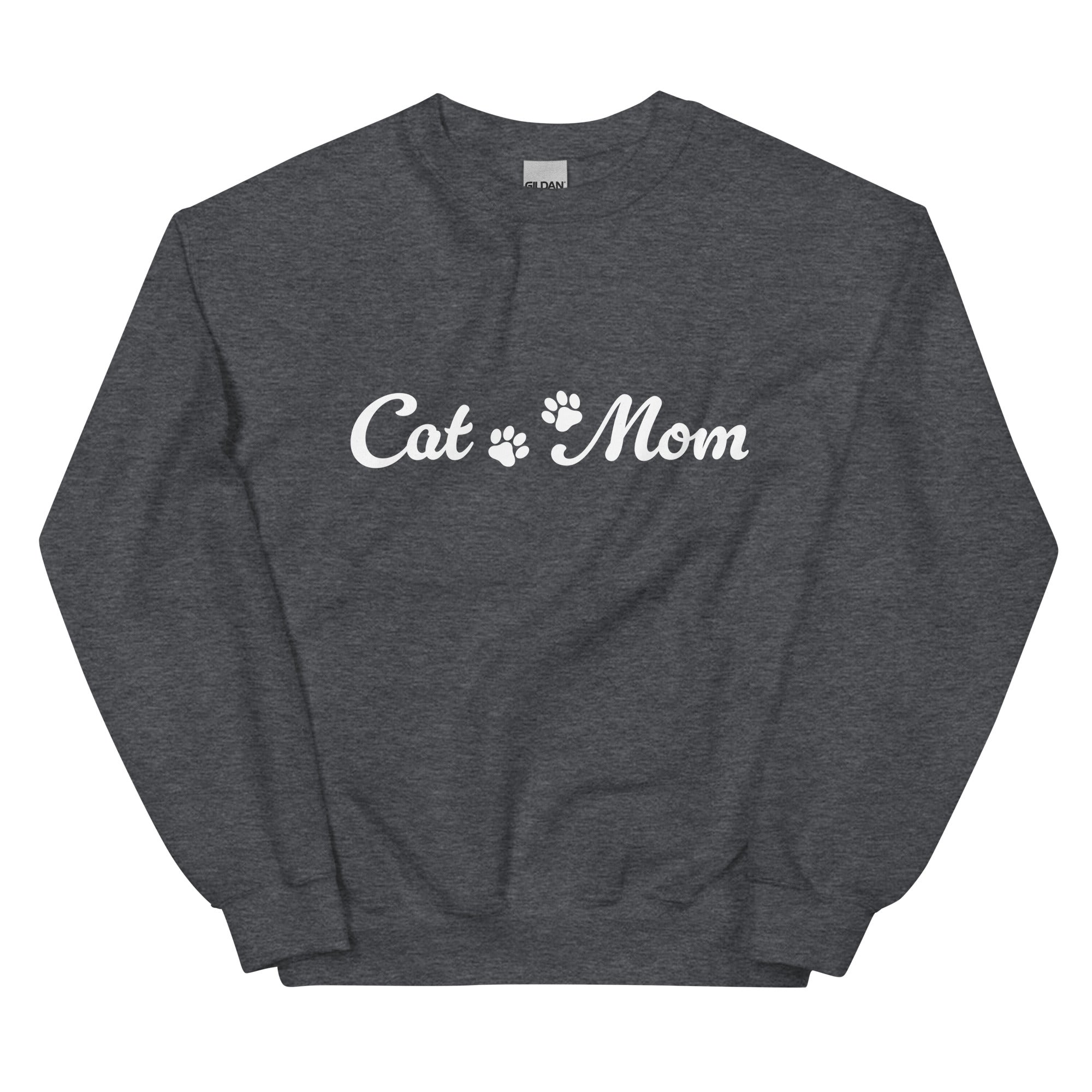 Paw Print Cat Mom Crewneck Sweatshirt、mySite、camillekostekn
