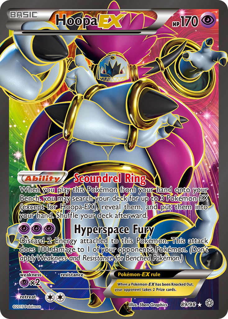 Hoopa EX (89/98) XY: Ancient Origins、mySite、waistdrama