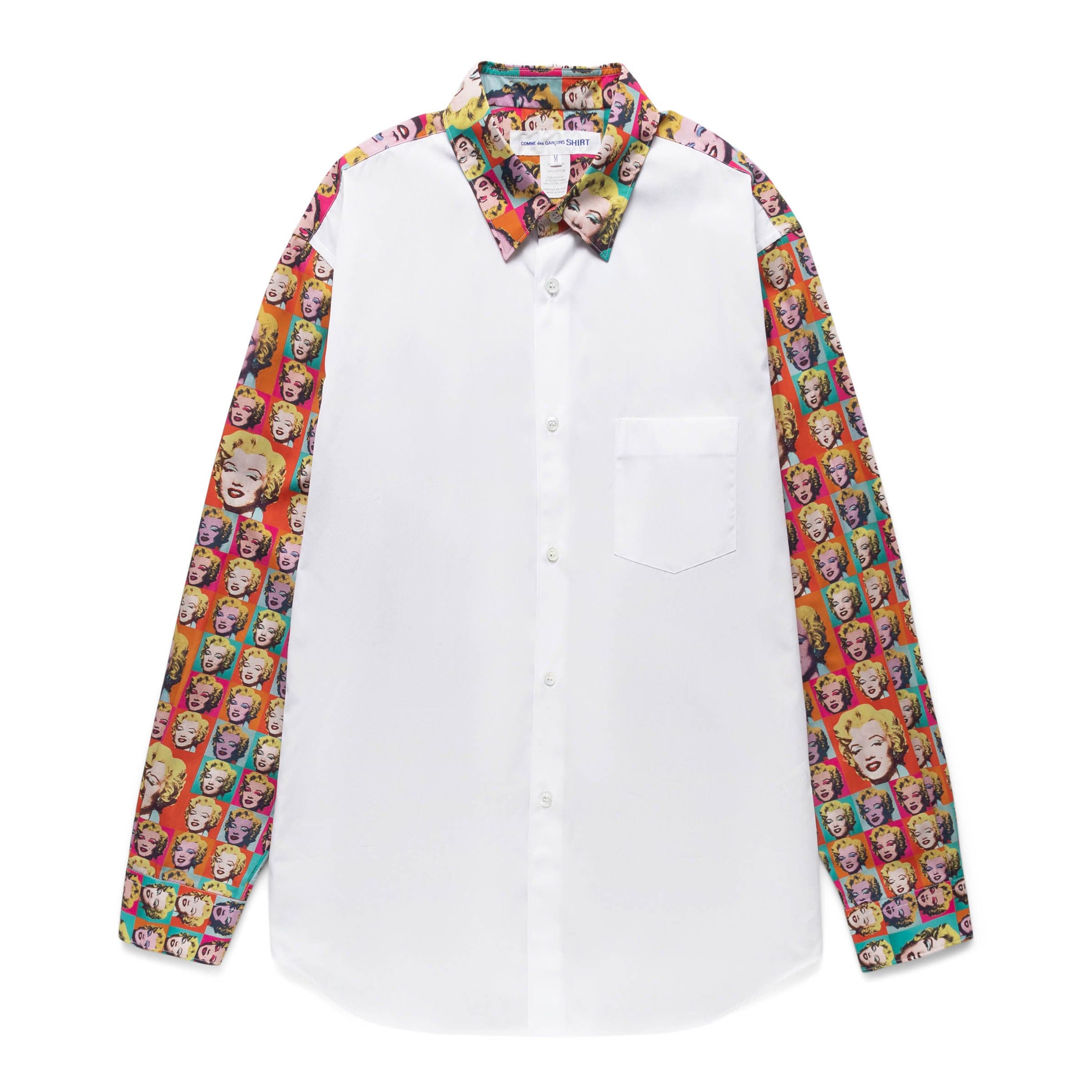 X ANDY WARHOL MARILYN MONROE GRAPHIC PRINT SHIRT、mySite、zt4zffjzw