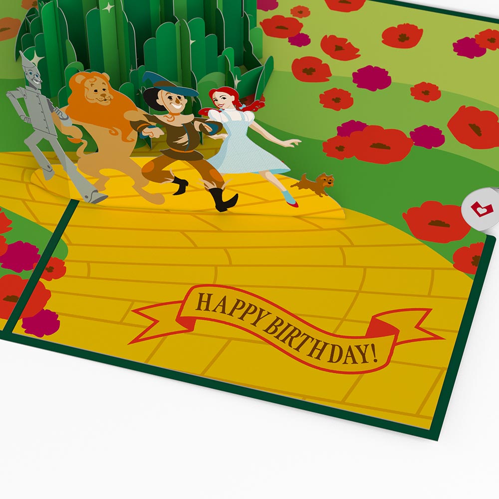 The Wizard of Oz Lions & Tigers & Birthdays Pop-Up Card、mySite、solidvoid