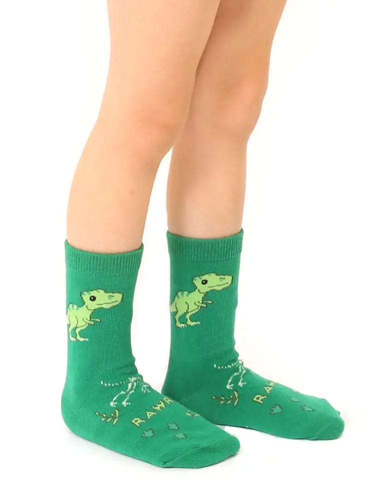 Kids Dino 3D Socks By Living Royal、mySite、g9winljtr