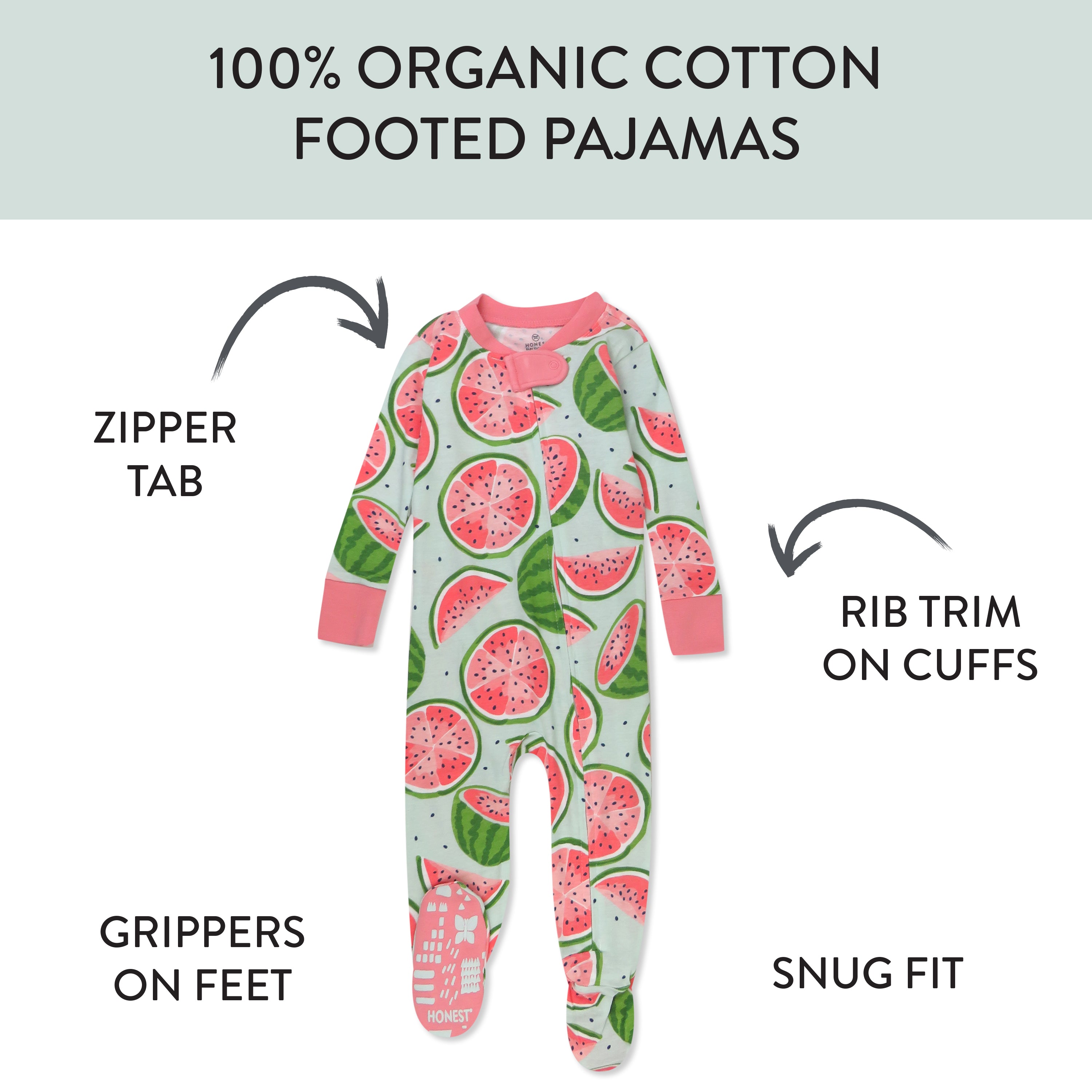  Organic Cotton Snug-Fit Footed Pajamas、mySite、layawaytickets