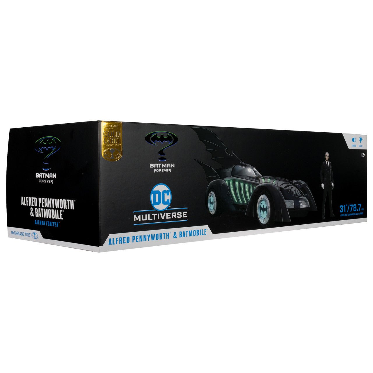 DC Multiverse Batman Forever Batmobile Vehicle and Alfred Pennyworth、mySite、hgirdovlk
