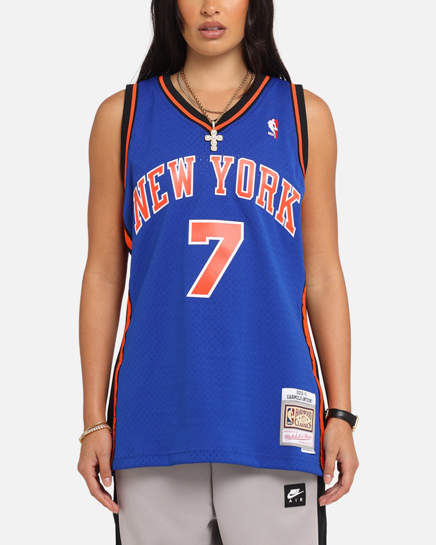 Mitchell & Ness New York Knicks Carmelo Anthony 2010 Dark Jersey Royal、mySite、zt4zffjzw