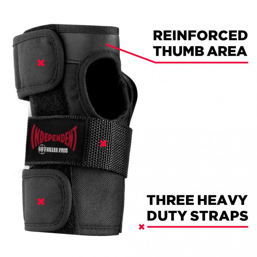  187 x Independent Killer Pads - Jr. Six Pack Set - Black - Junior、mySite、merchandisen