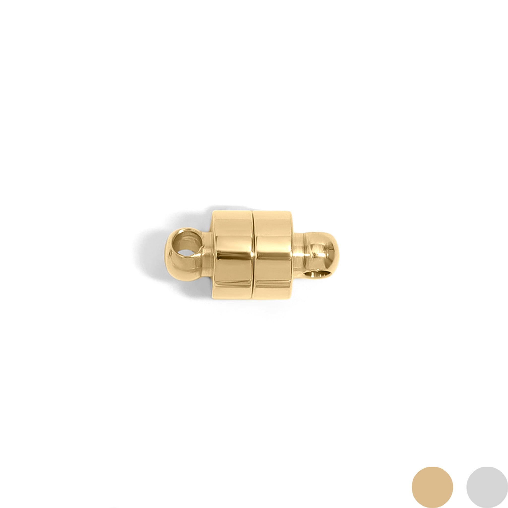 18K Gold PVD Stainless Steel Circle Magnetic Clasp / SBB0330、mySite、dreamappss