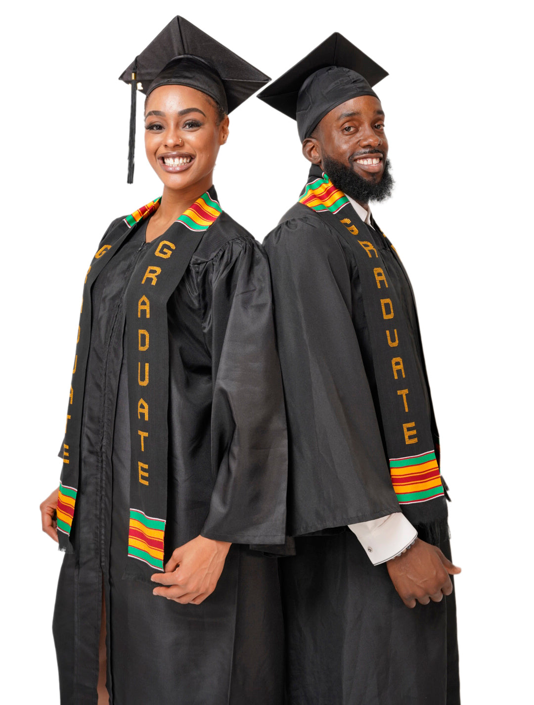 Dupsie's GRADUATE Kente Cloth Graduation Stole Sash DPS268、mySite、solidvoid