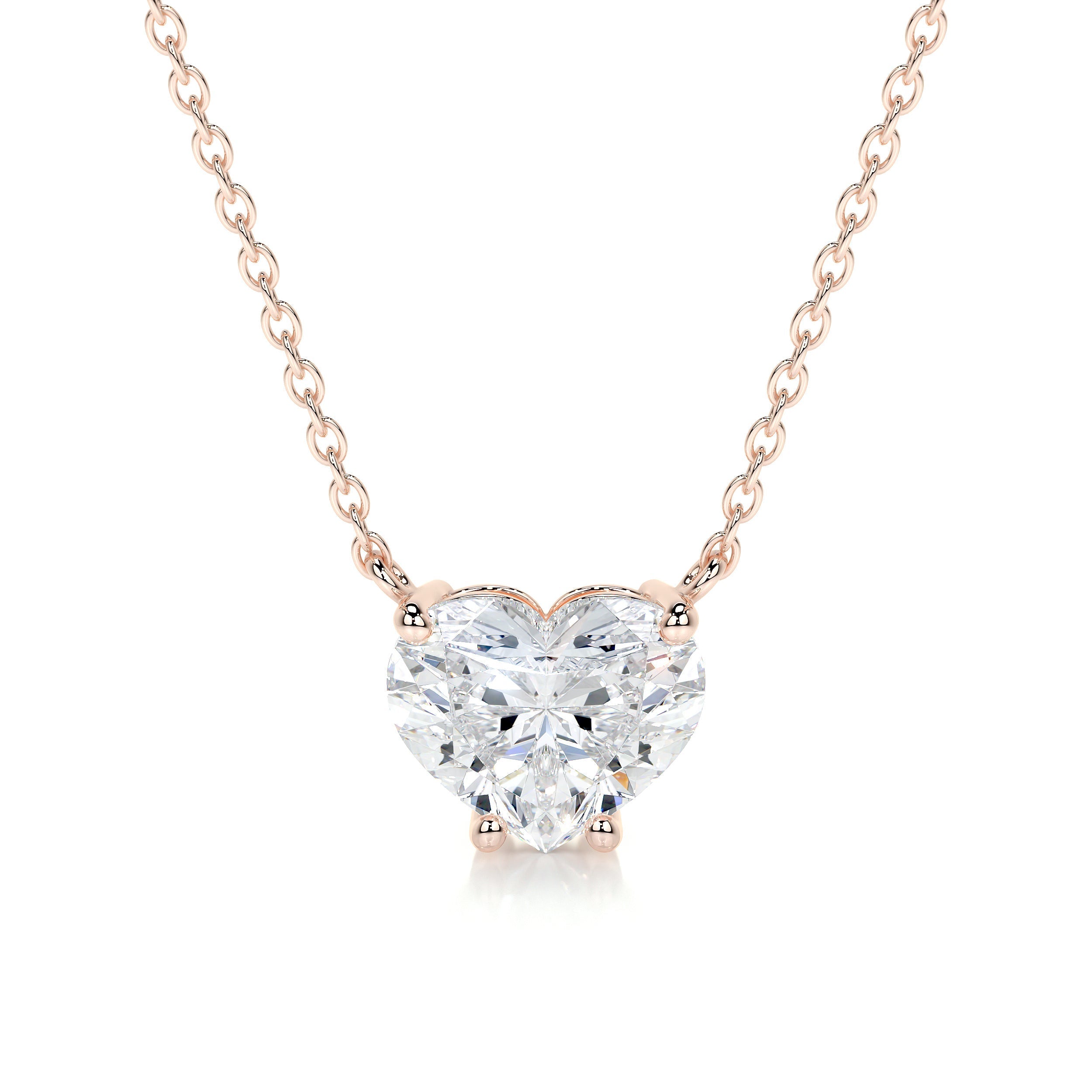 Petit Betty Lab Grown Diamond Pendant -14K Rose Gold、mySite、hinf8tx79