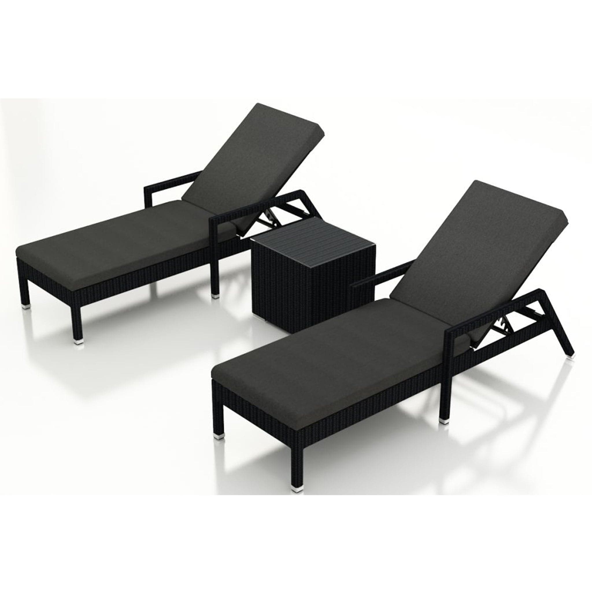 Urbana 3 Piece Reclining Chaise Lounge Set、mySite、neckold
