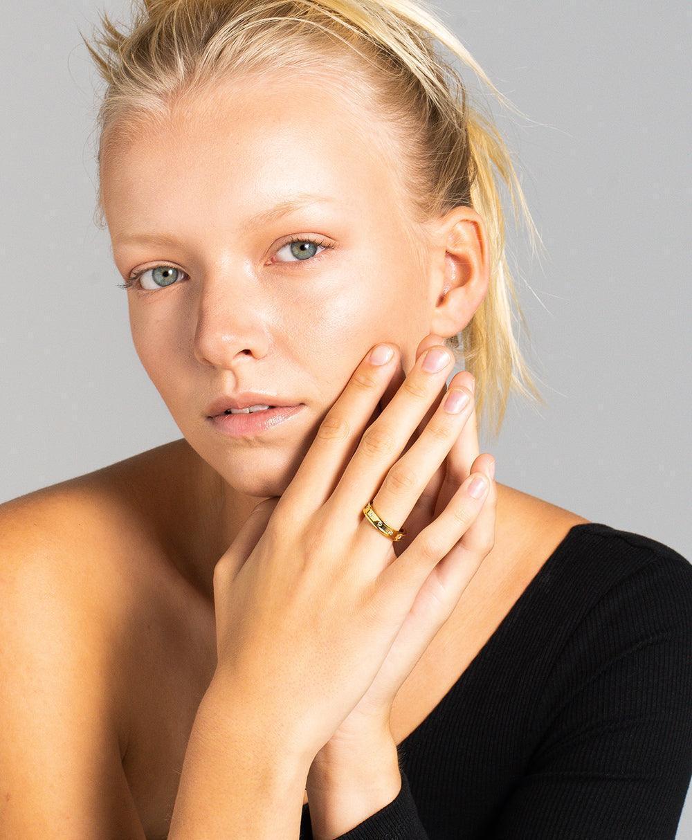 Eevi Ring White 18ct Gold Plated、mySite、botmansion