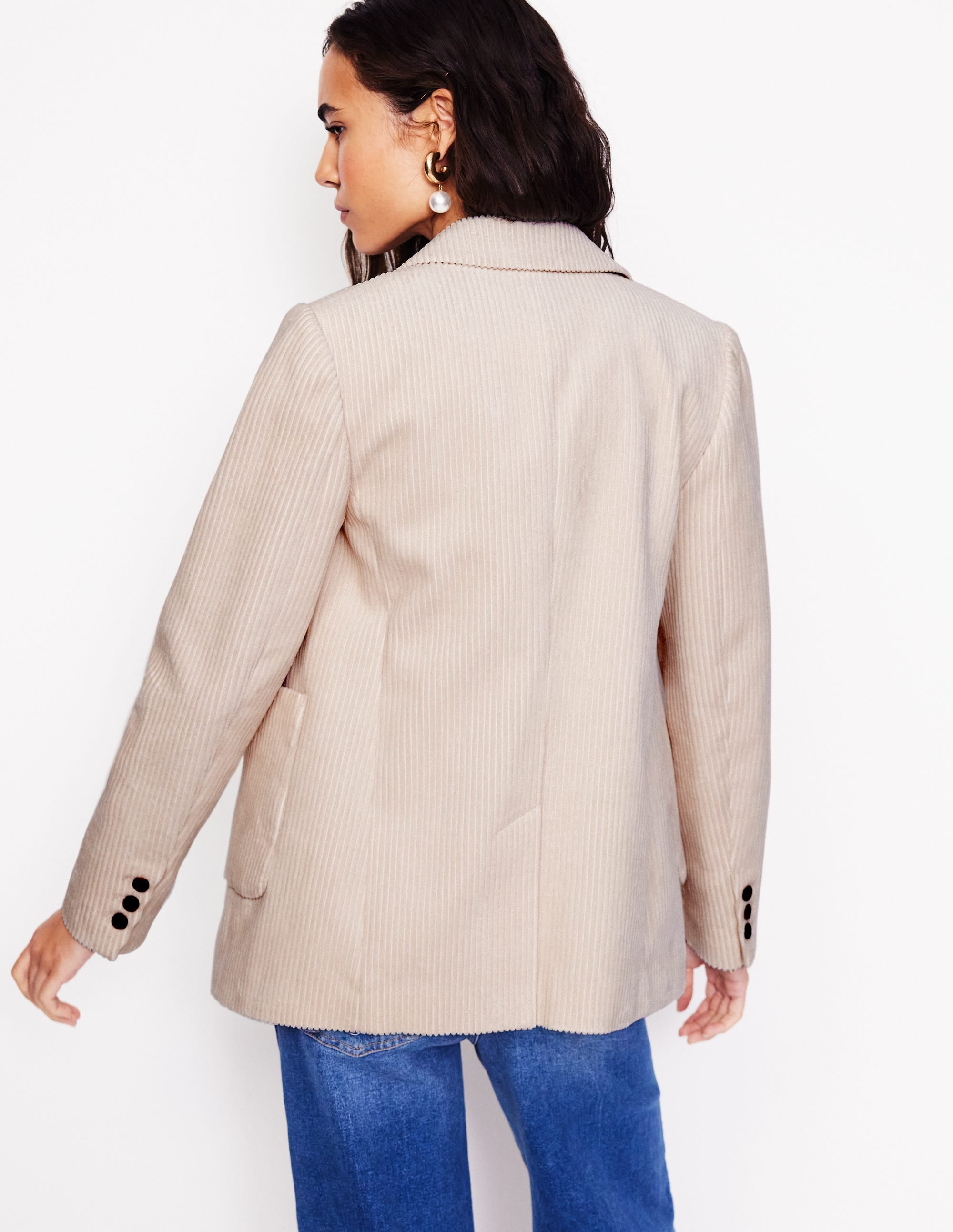  Relaxed Cord Blazer-Ivory、mySite、ashleygrahame