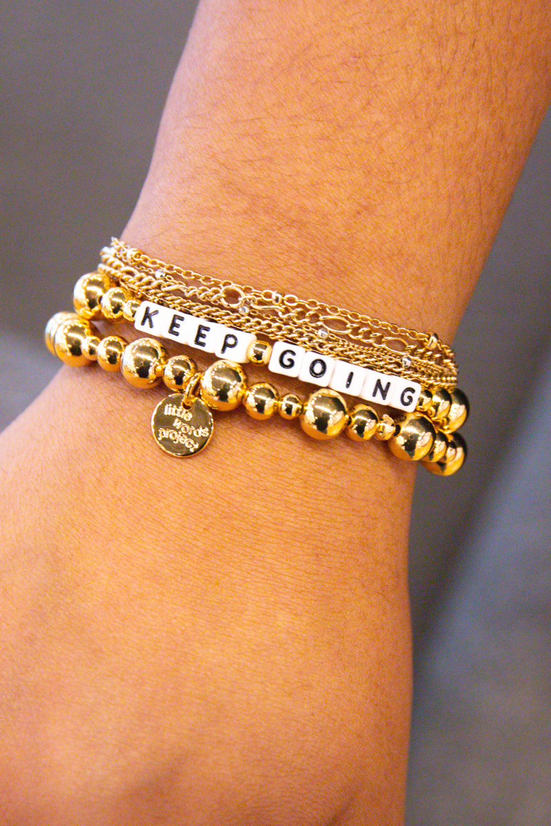 Keep Going - Gold Bubbles Bracelet、mySite、hinf8tx79