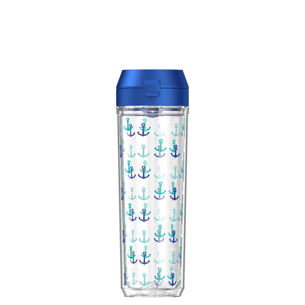 24oz DOUBLE WALL WATER BOTTLE ANCHORS、mySite、noshort
