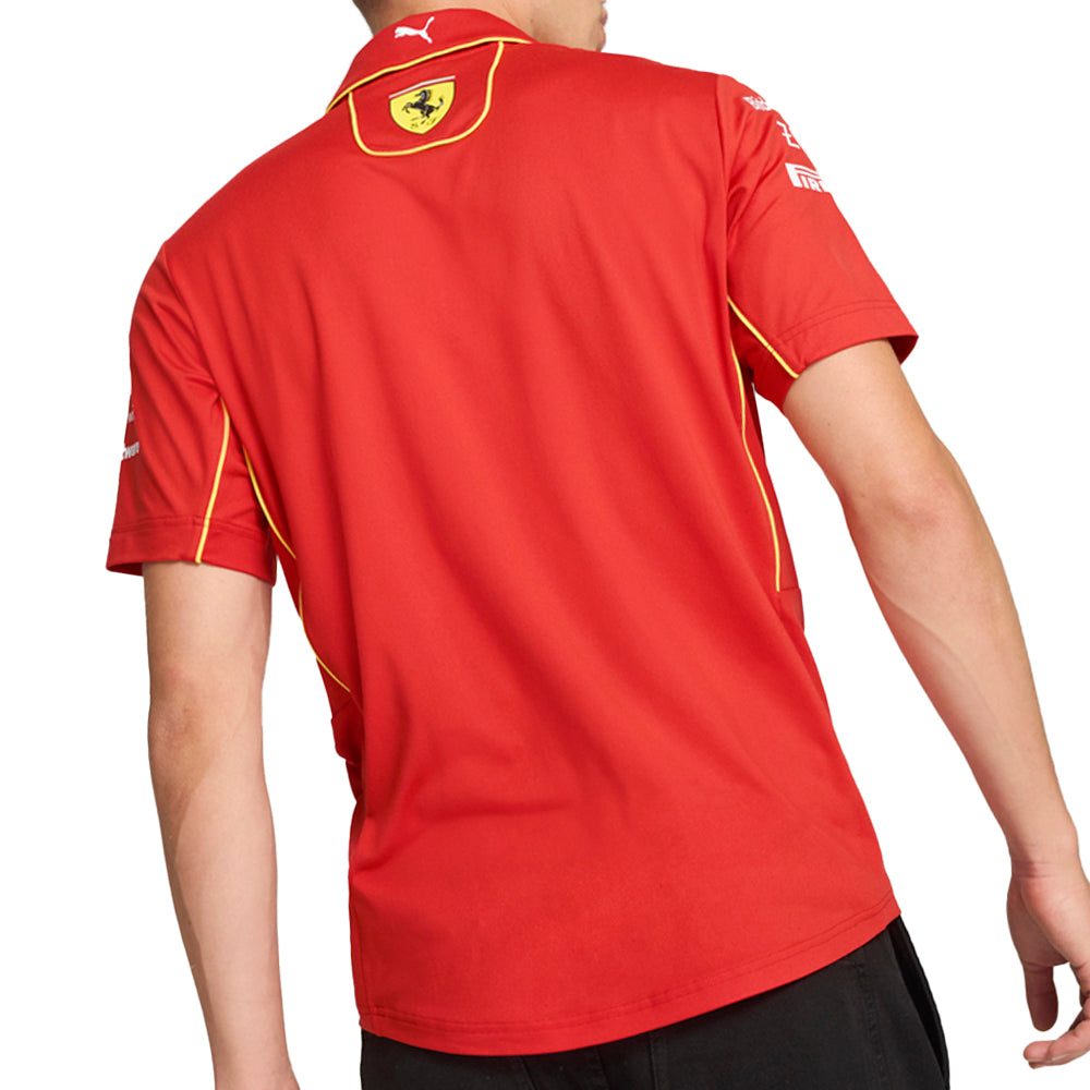 Scuderia Ferrari Team Pro Short Sleeve Polo Shirt、mySite、gtrtttuynbv