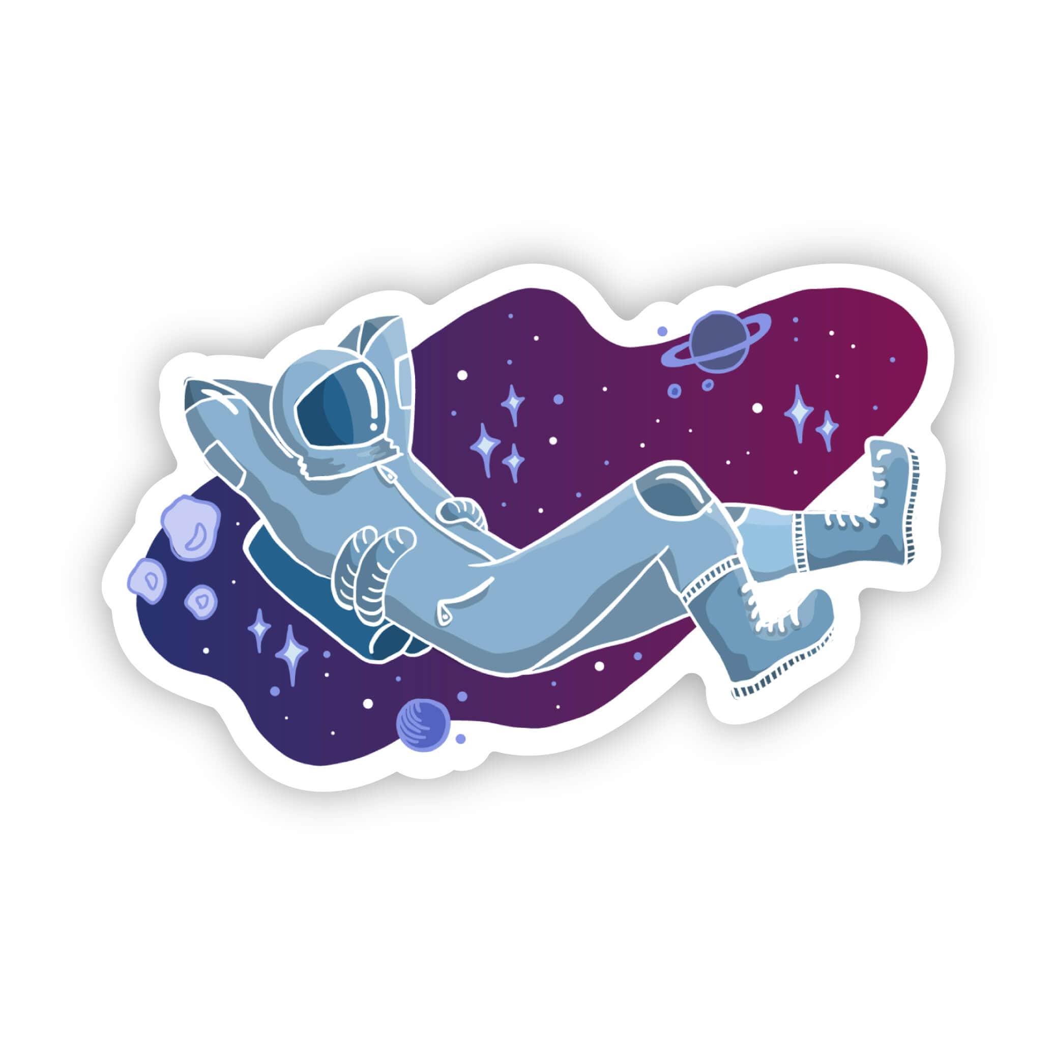  Resting Astronaut Sticker、mySite、elrpsem3k