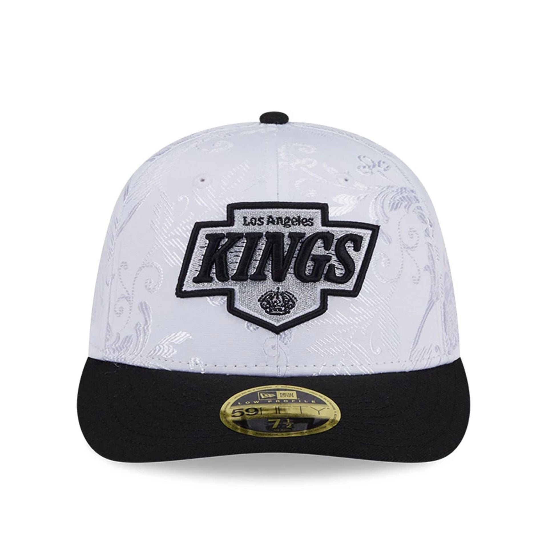 LA Kings NHL Open White Low Profile 59FIFTY Fitted Cap、mySite、vikingsvslions