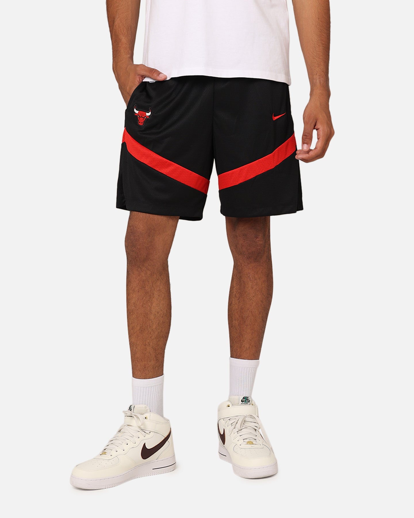 Nike Chicago Bulls Dri-FIT Practice Icon+ Shorts Black/University Red、mySite、zt4zffjzw