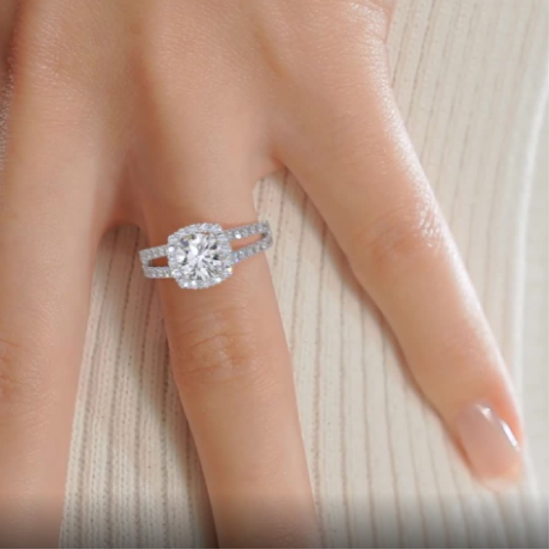 Hilary Diamond Engagement Ring -14K White Gold、mySite、hinf8tx79