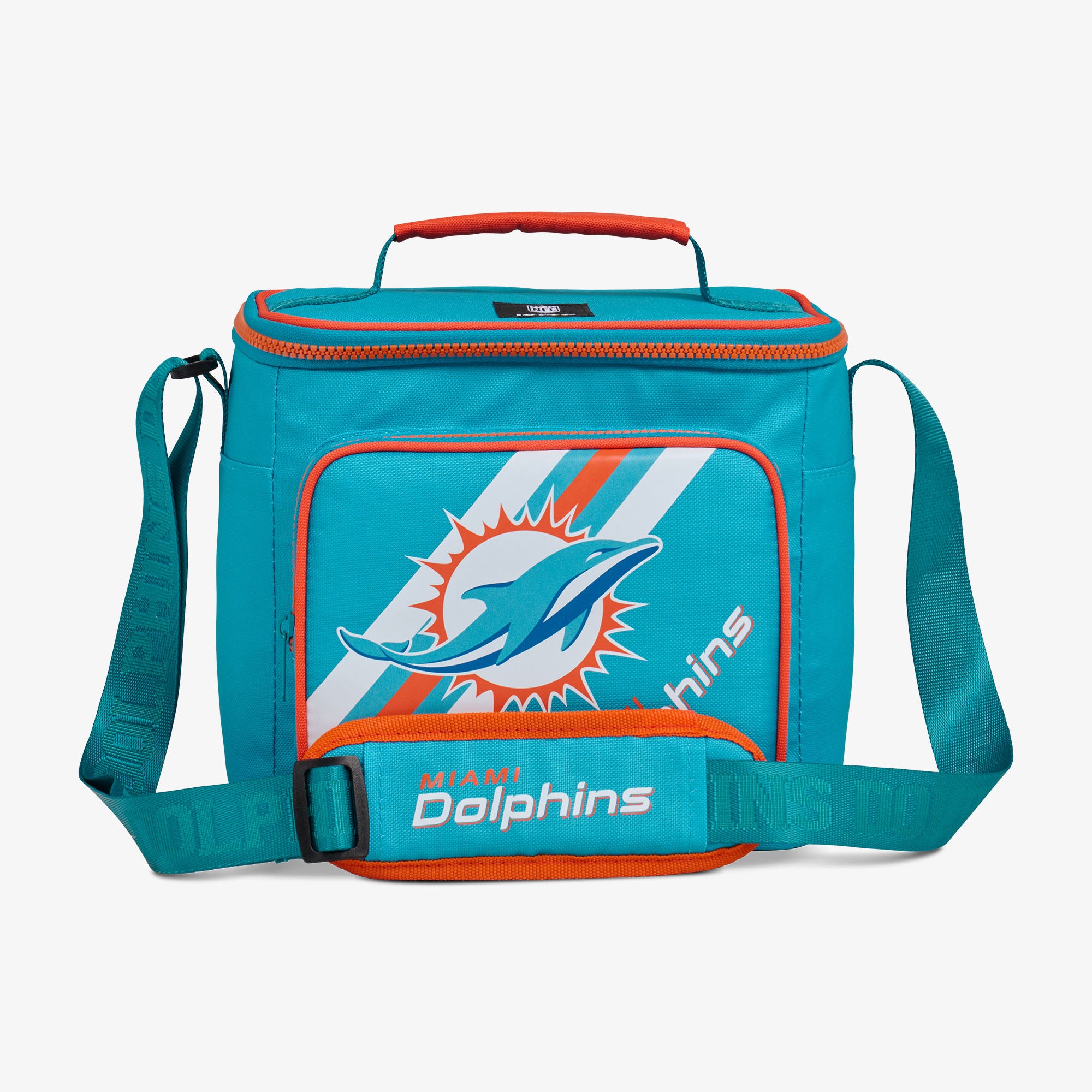 Miami Dolphins Square Lunch Cooler Bag、mySite、noshort