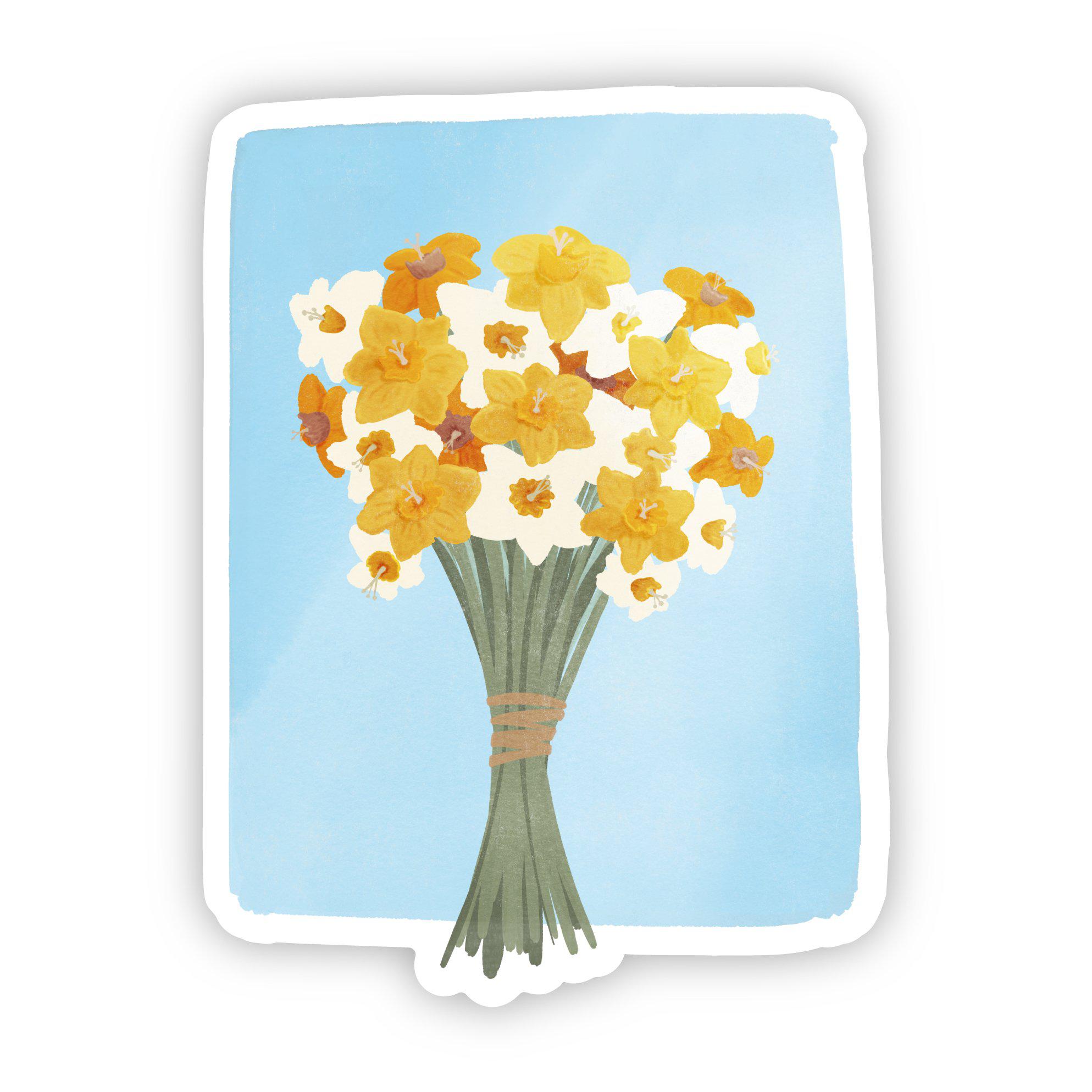  Multicolor Daffodil's Sticker、mySite、elrpsem3k