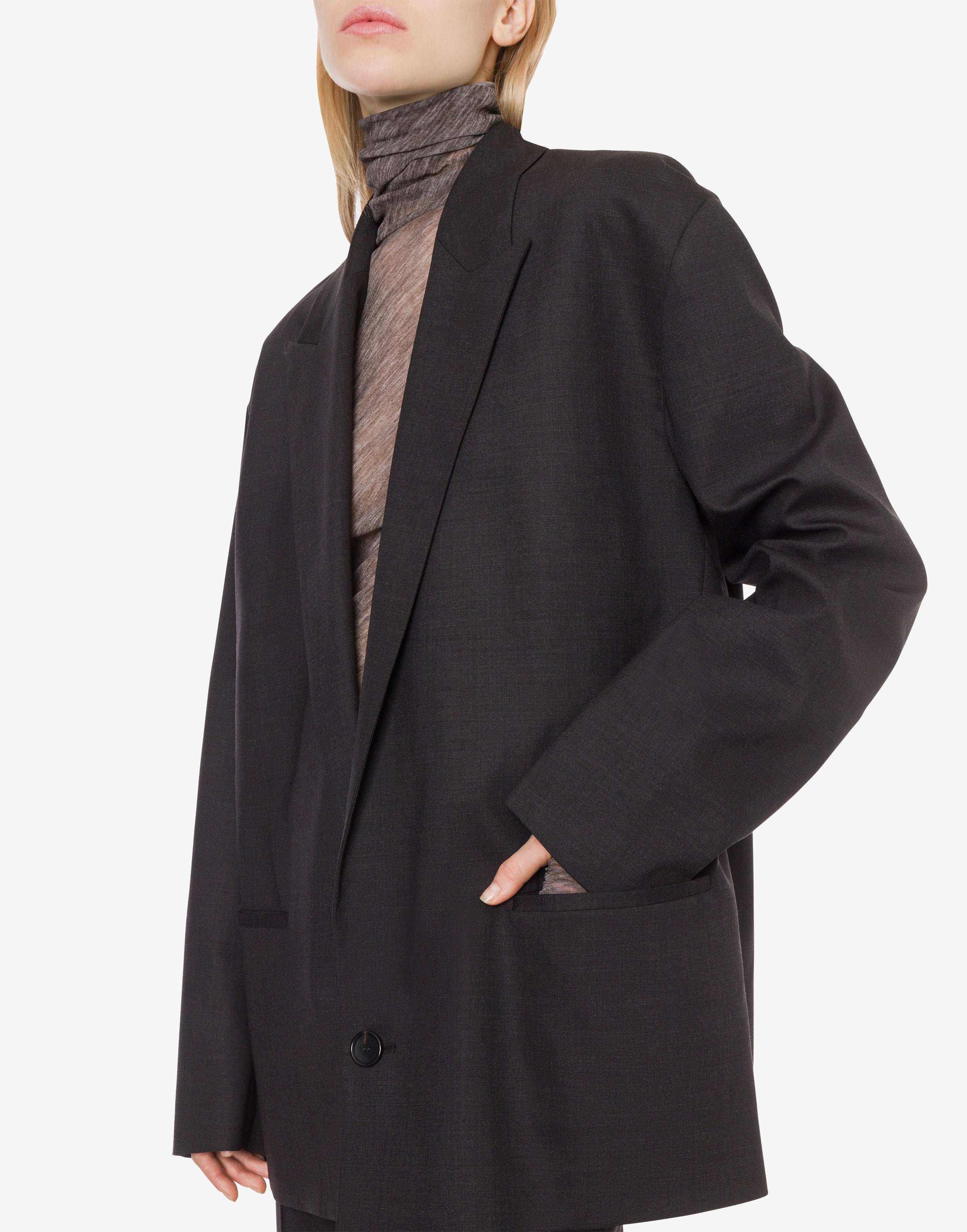 Giacca oversize in tropical wool、mySite、aoinhome