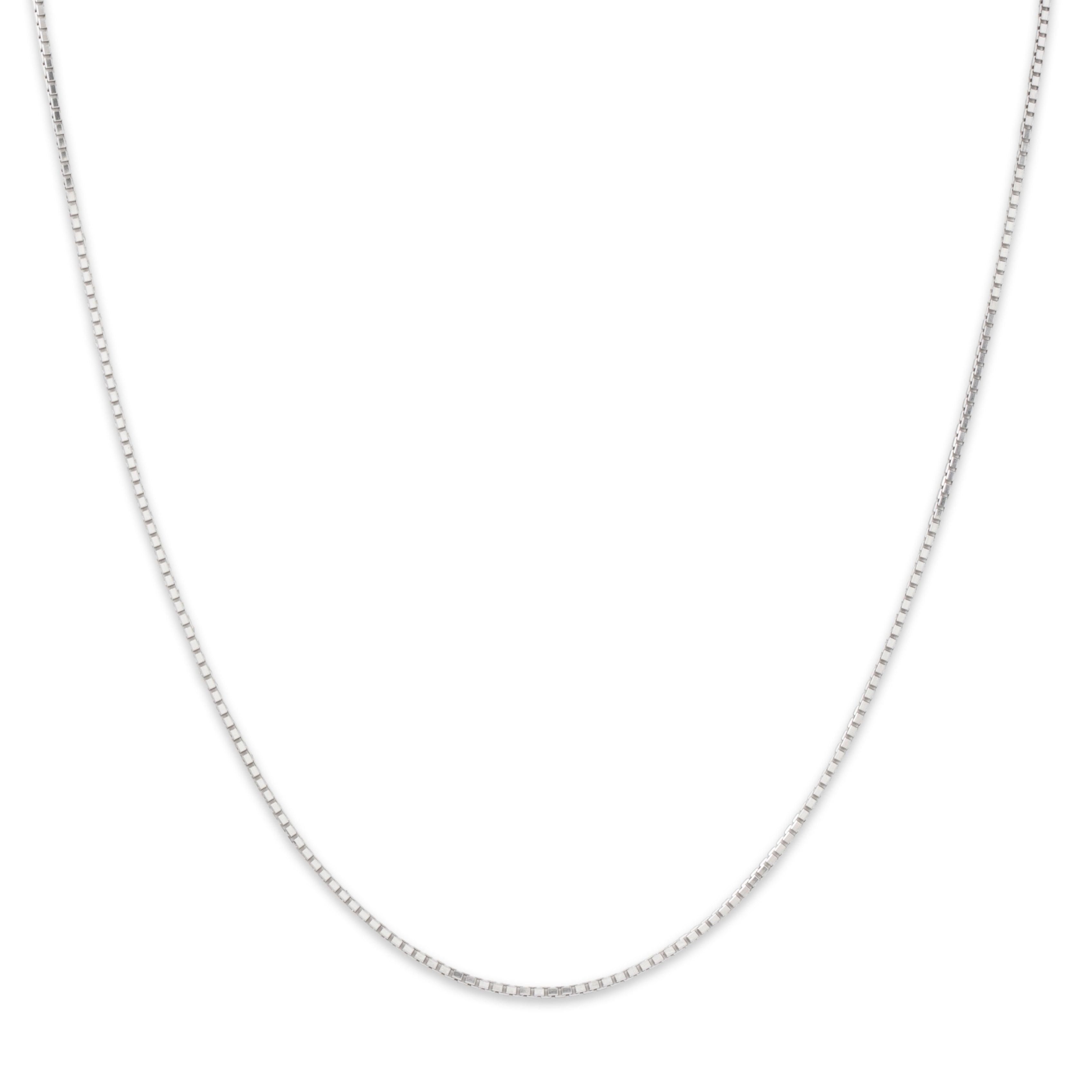 Vintage 14k White Gold Box Chain / Necklace 16、mySite、hinf8tx79