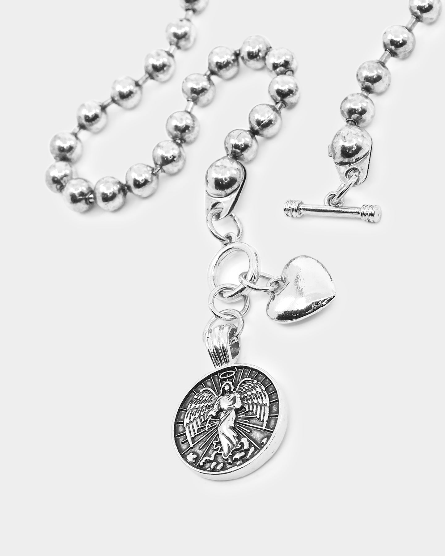 Wild For The Weekend Arkangel T-Bar Necklace Silver、mySite、zt4zffjzw