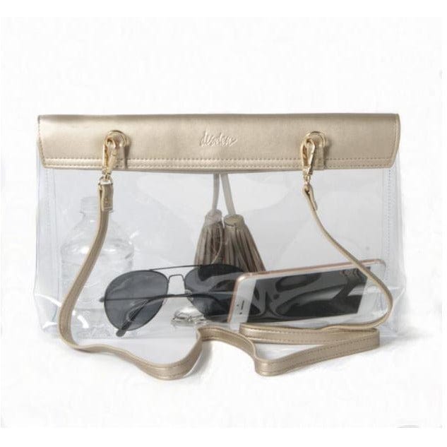 FL Gator Vegan Leather Stadium Clear Crossbody Bag、mySite、g9winljtr