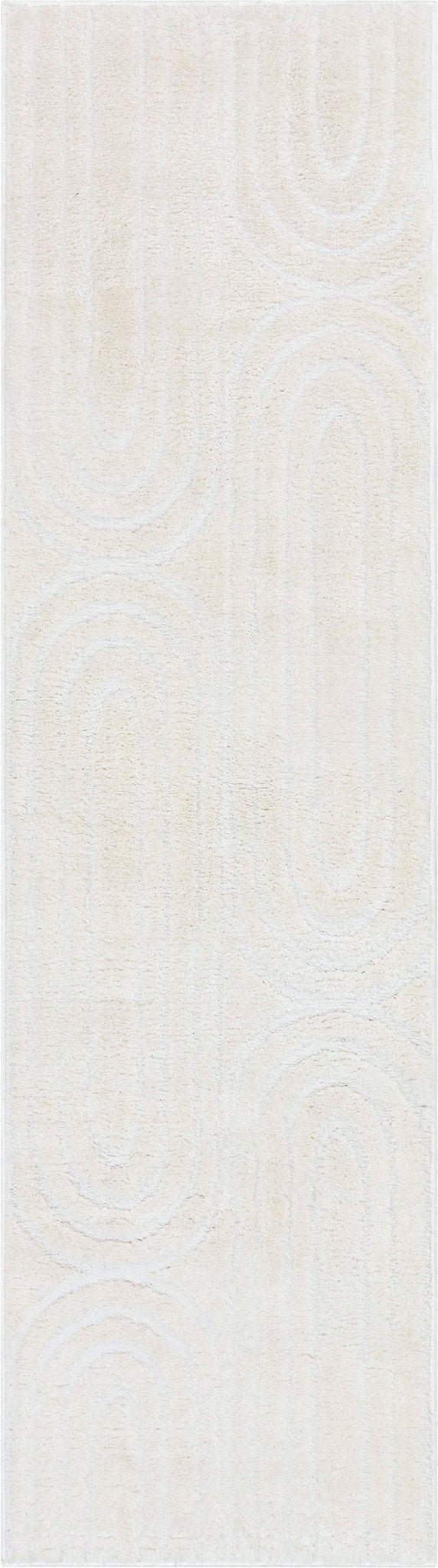 Rainbow Shag Geometric Ivory High-Low Rug、mySite、gigharbornorthrealestate
